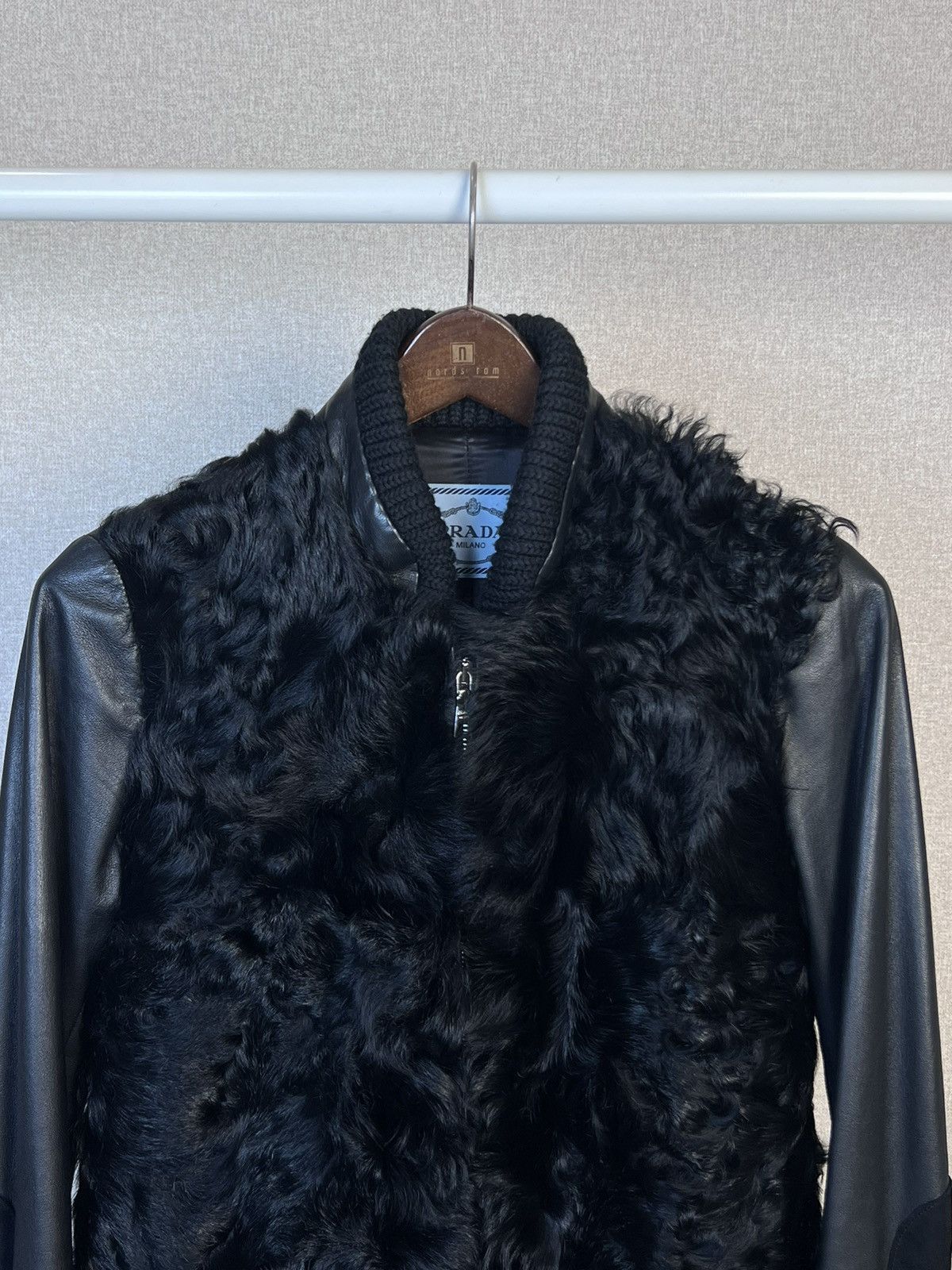 Prada Prada Shearling Leather Black Jacket Size 40 Size S / US 4 / IT 40 - 5 Thumbnail