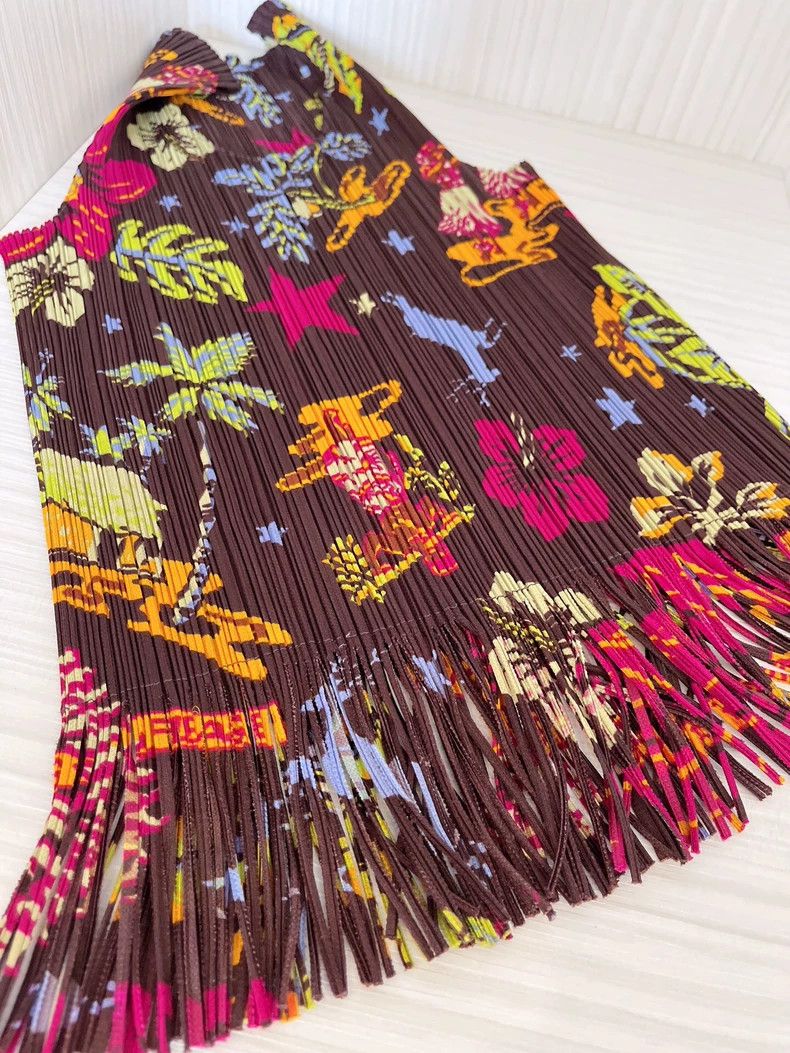 Issey Miyake Issey Miyake size:3 Hawaiian tassel vest Size S / US 4 / IT 40 - 2 Thumbnail
