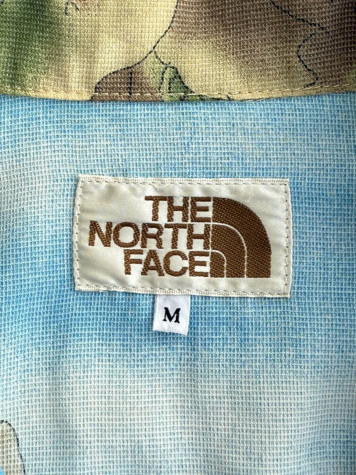The North Face Vintage THE NORTH FACE "White Label" Fullprint Open Collar Size US M / EU 48-50 / 2 - 6 Thumbnail