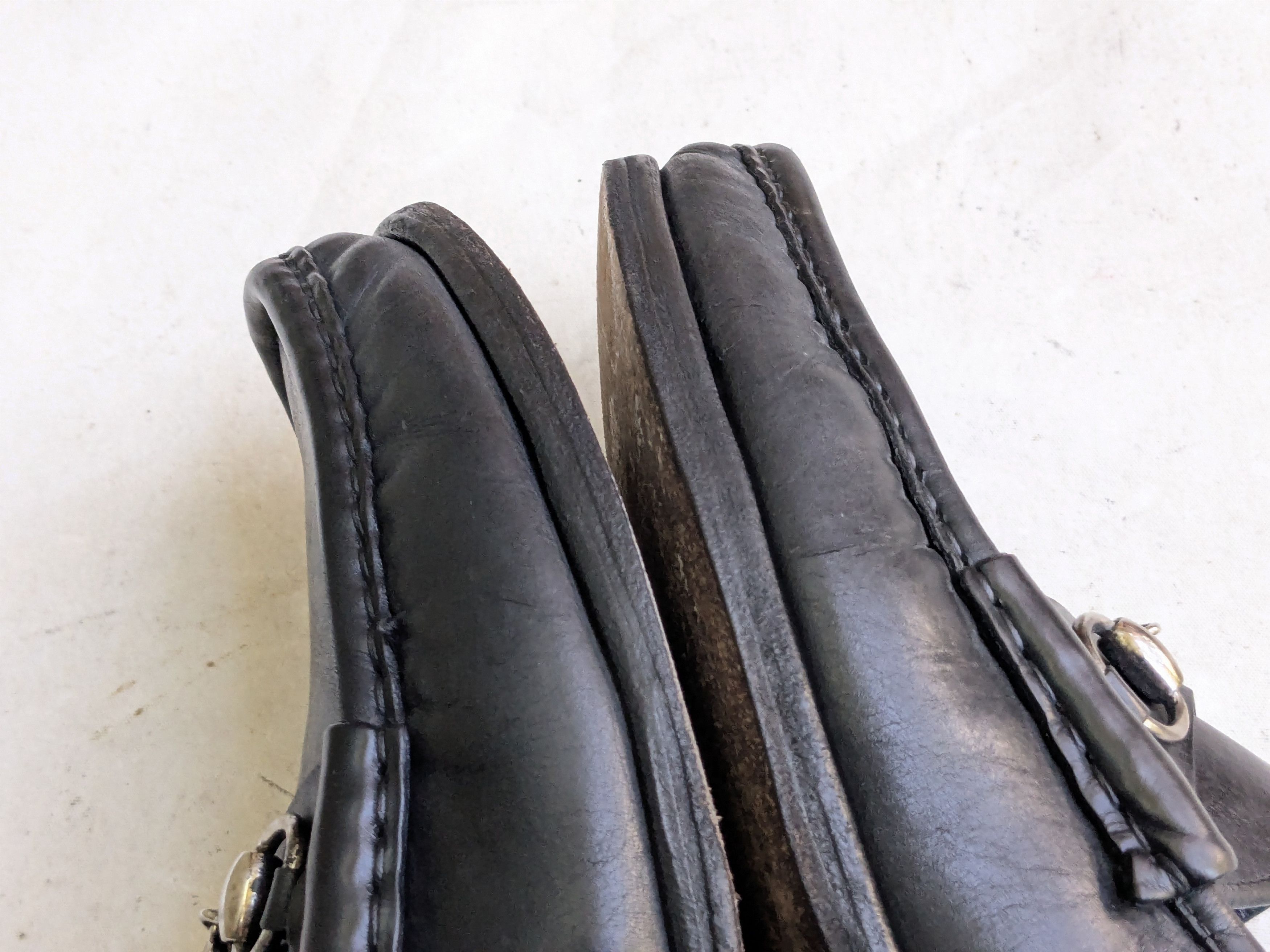Gucci Gucci Horsebit Loafers Black Leather 10.5 Snaffle Mules Size US 10.5 / EU 43-44 - 7 Thumbnail
