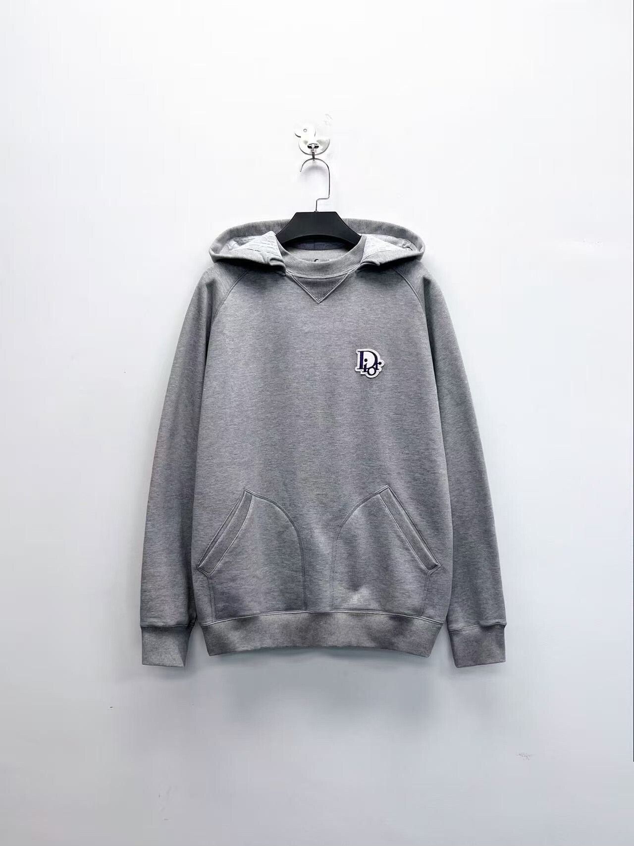 Dior Dior Gray Logo Embroidered Hoodie Size US XS / EU 42 / 0 - 1 Thumbnail