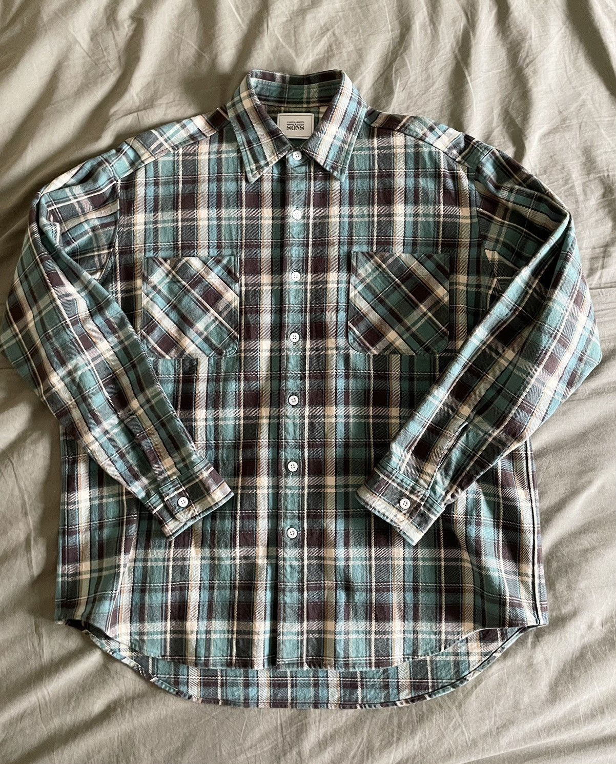 United Arrows Men’s 🇯🇵 United Arrows & Sons Faded American Shirt Sz M Size US M / EU 48-50 / 2 - 4 Thumbnail