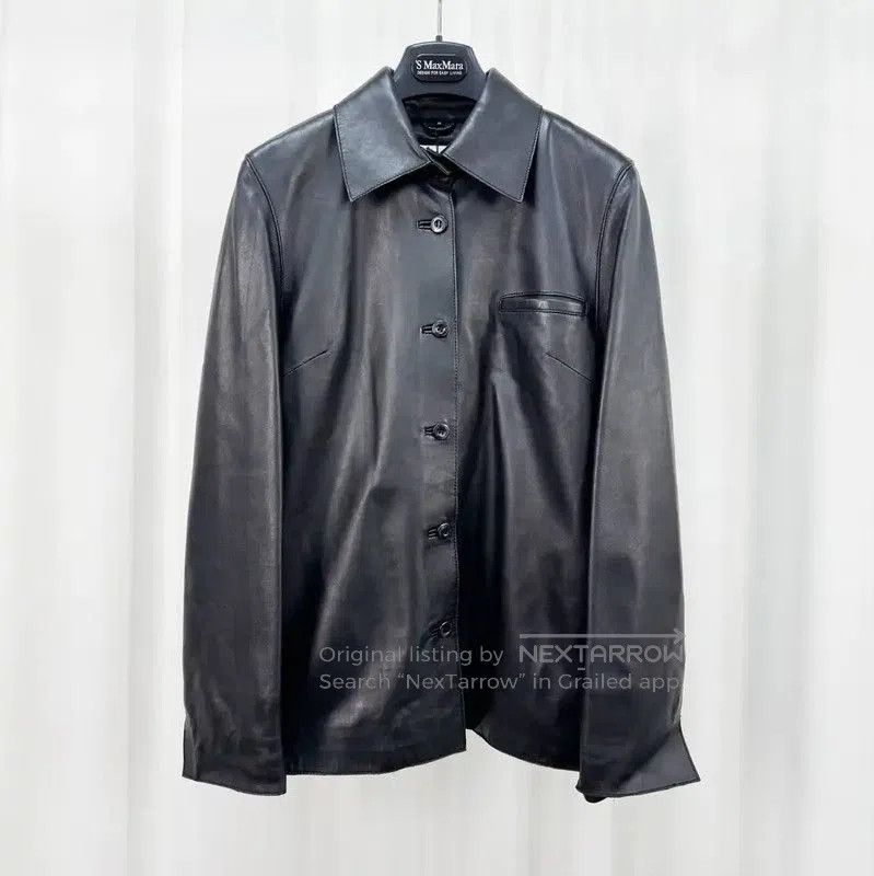 Balmain Balmain Black Leather Long Sleeve Jacket . Size US S / EU 44-46 / 1 - 1 Thumbnail