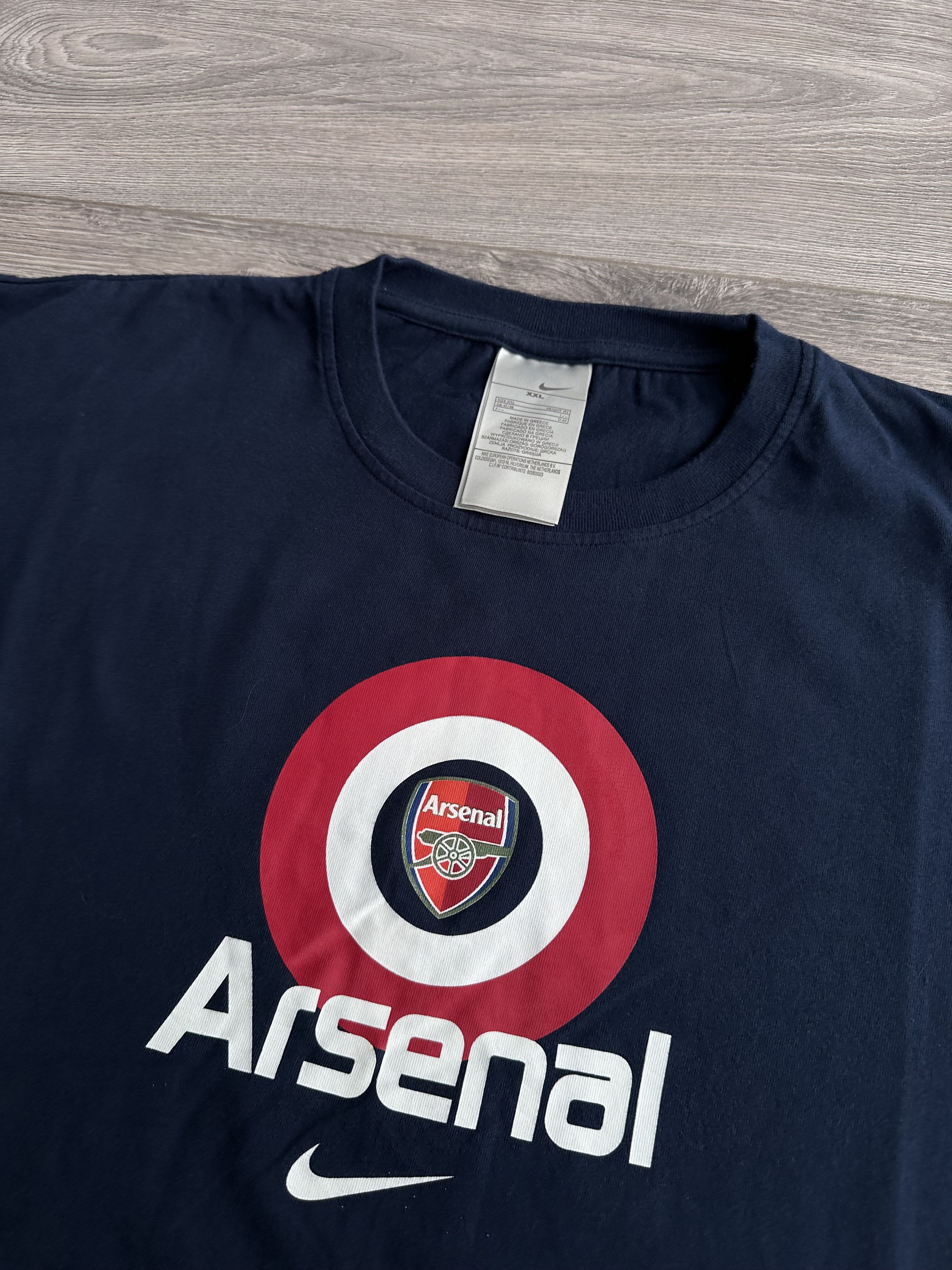 Nike × Vintage Nike vintage arsenal t shirt Size US XXL / EU 58 / 5 - 3 Thumbnail