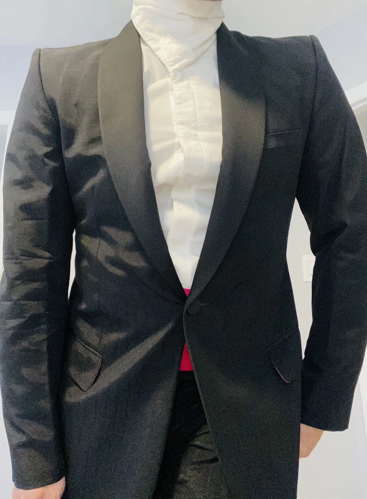 Versace Gianni Versace black and pink Tuxedo Size 48R - 5 Thumbnail