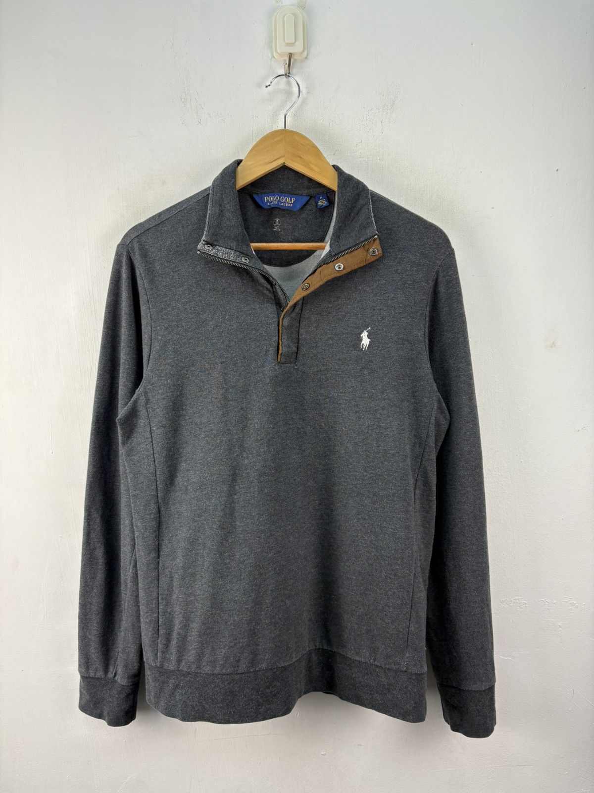 Polo Ralph Lauren Polo Ralph Lauren Pullover 1/4 Zipper Sweatshirt Size US M / EU 48-50 / 2 - 2 Thumbnail