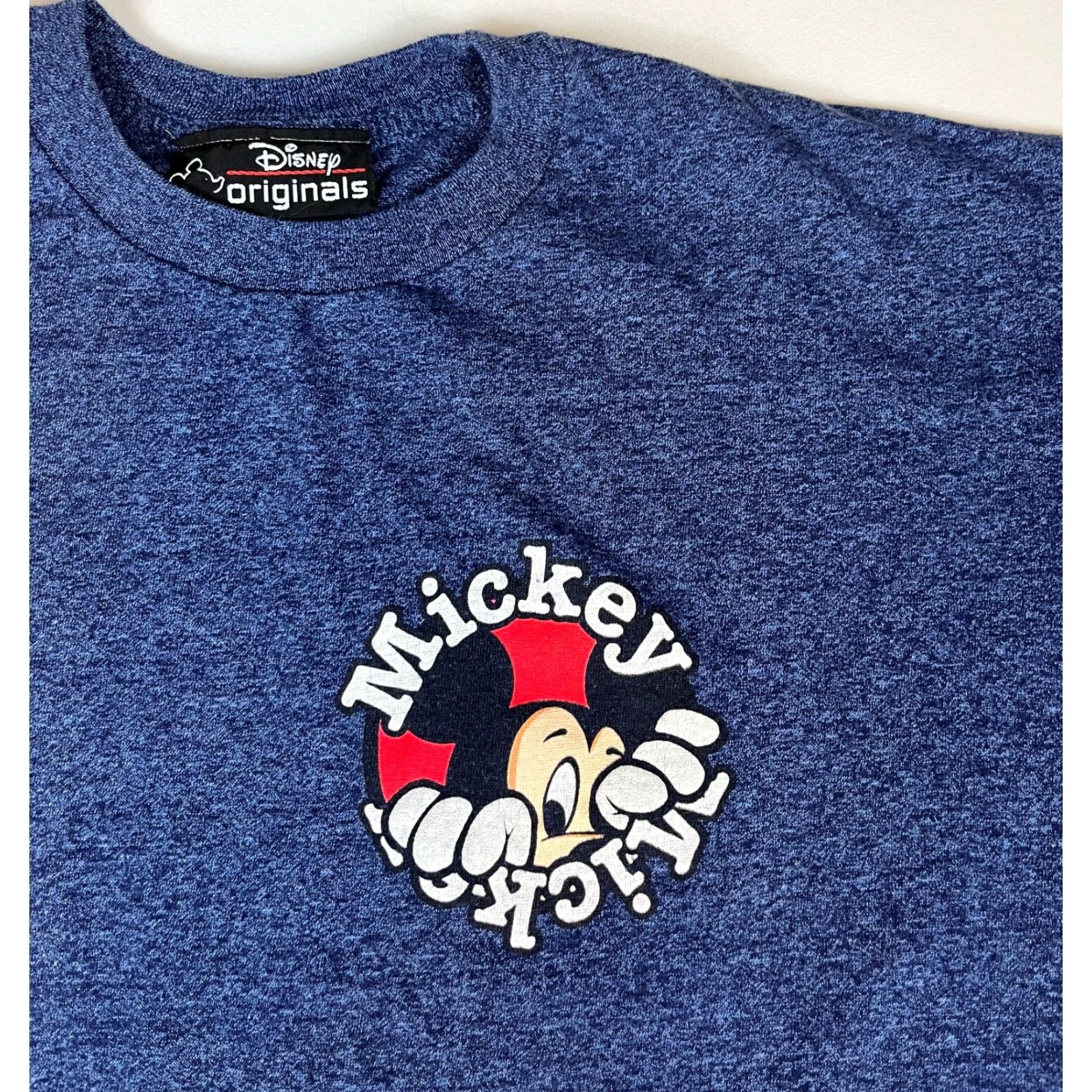 Disney Disney Originals Mickey Mouse Disney Parks T-Shirt Sz L Men’s Vintage Graphic Print Blue 1990s Size US L / EU 52-54 / 3 - 3 Thumbnail