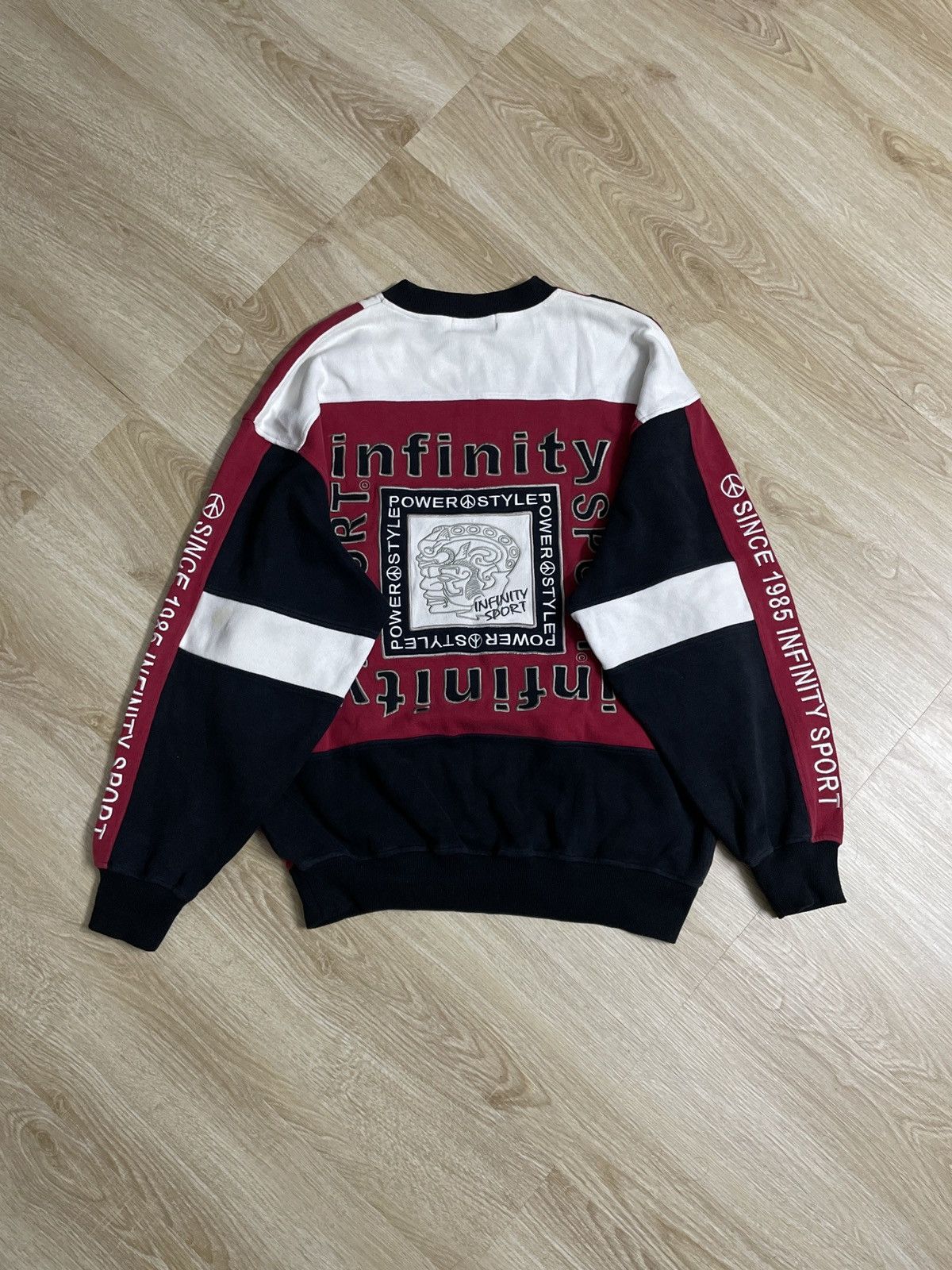 Designer × Japanese Brand Infinity sport sweatshirt rare design Size US L / EU 52-54 / 3 - 2 Thumbnail