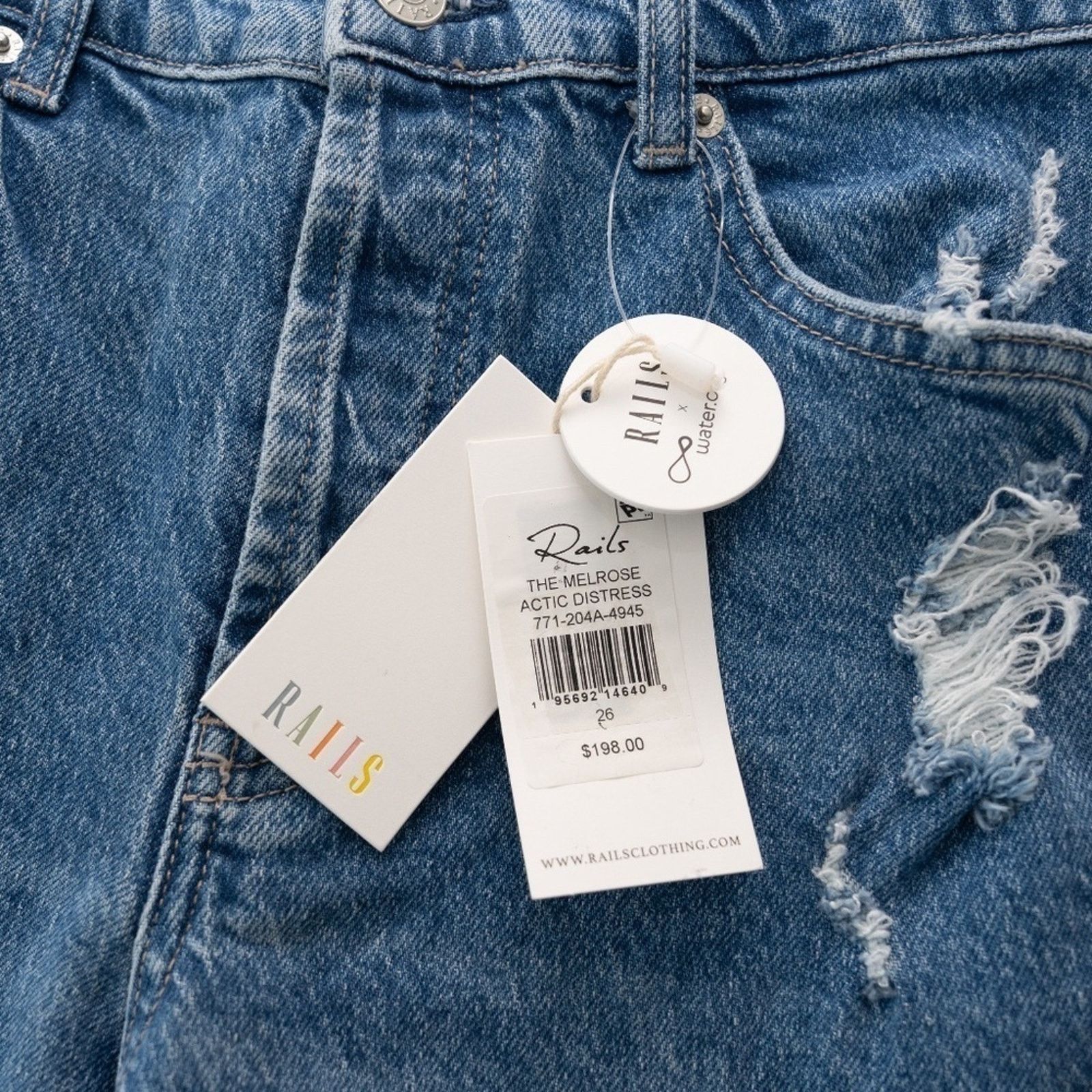 Rails Rails. The Melrose Distress Jeans. Size 26" / US 2 / IT 38 - 8 Thumbnail