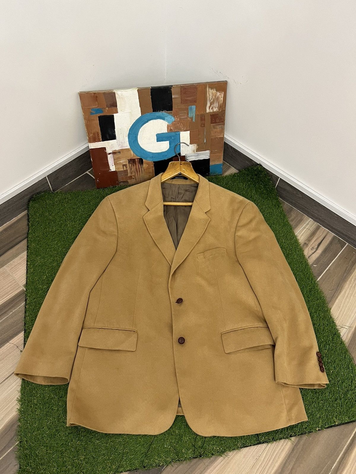 Vintage Polo Ralph Lauren Microfiber Coat Jacket Blazer