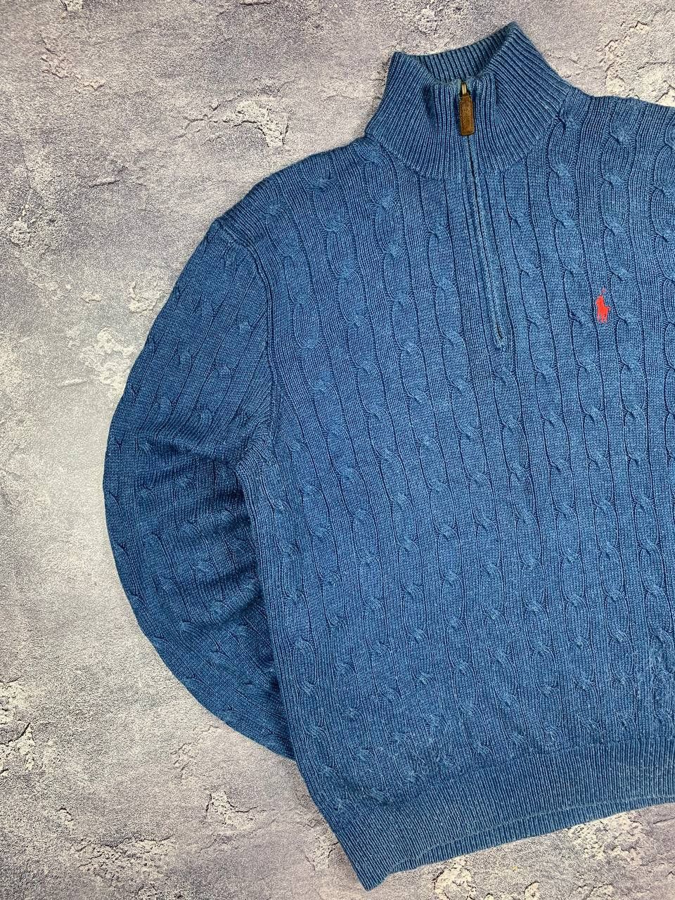 Polo Ralph Lauren Polo Ralph Lauren Vintage Men's 1/3 Zip Sweater 100% Silk Size US L / EU 52-54 / 3 - 2 Thumbnail