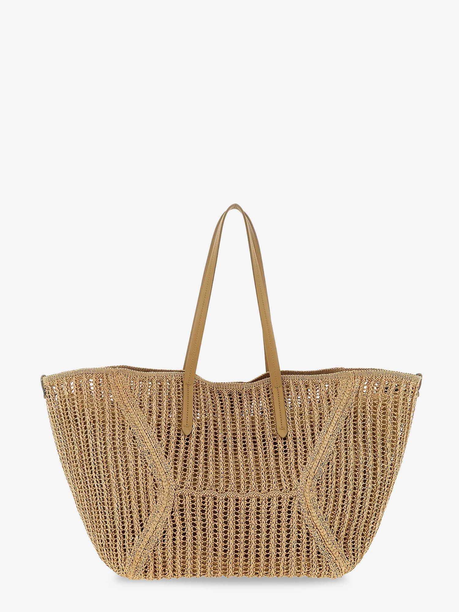 Brunello Cucinelli Bc Duo Raffia Shoulder Bag Size ONE SIZE - 1 Thumbnail