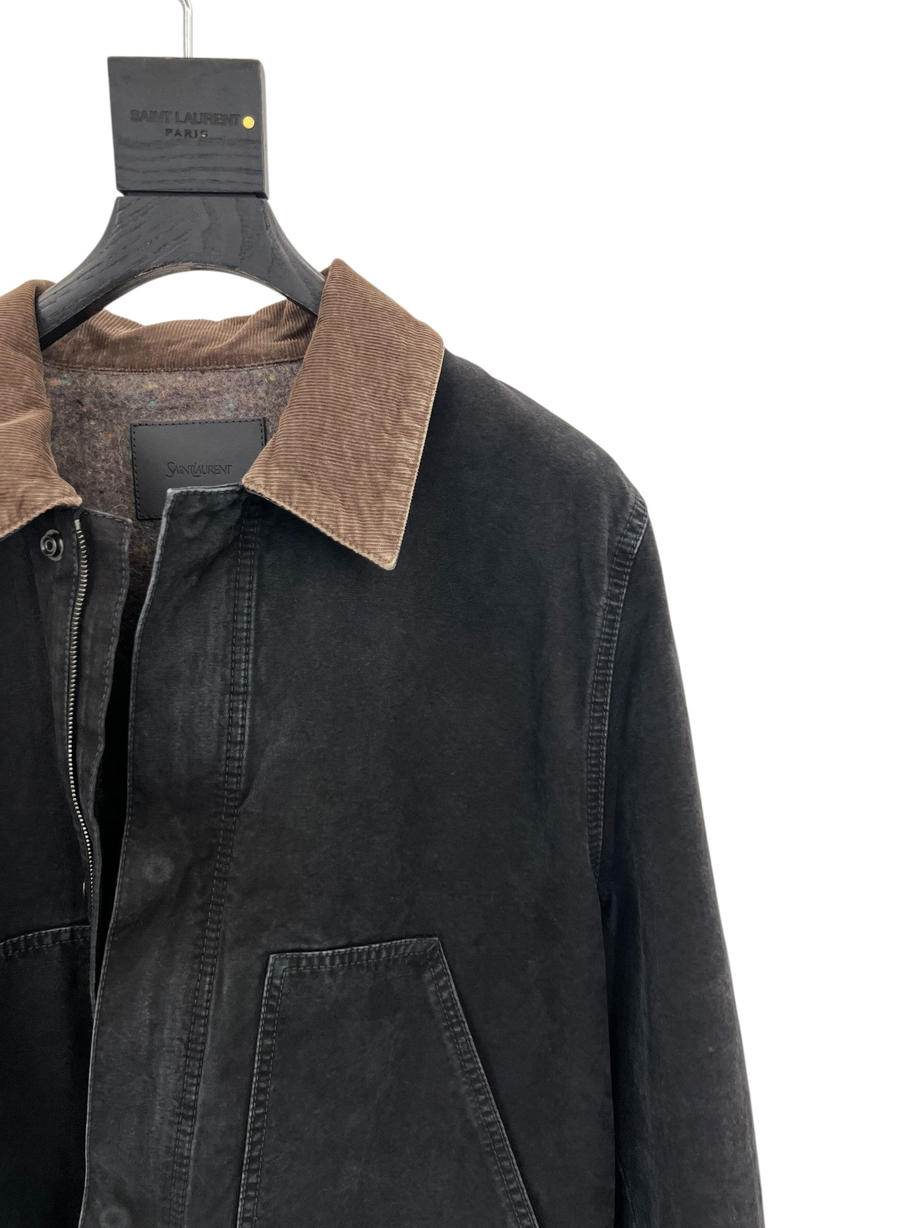 Saint Laurent Paris Saint Laurent Canvas Work Jacket Size US L / EU 52-54 / 3 - 2 Thumbnail
