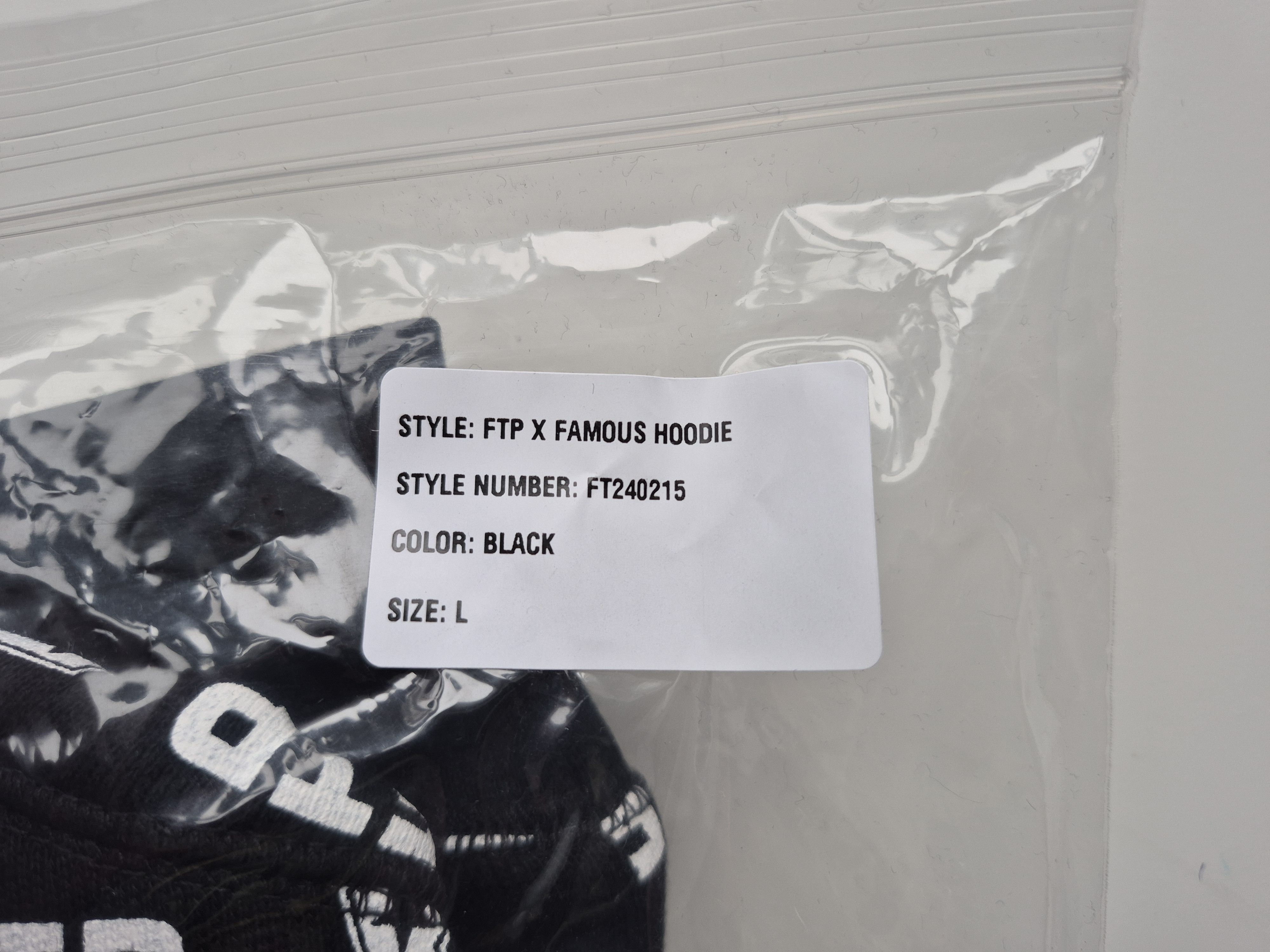 Fuck The Population FTP + FAMOUS ALL OVER LOGO ZIP HOODIE (BLACK) Size US L / EU 52-54 / 3 - 3 Thumbnail
