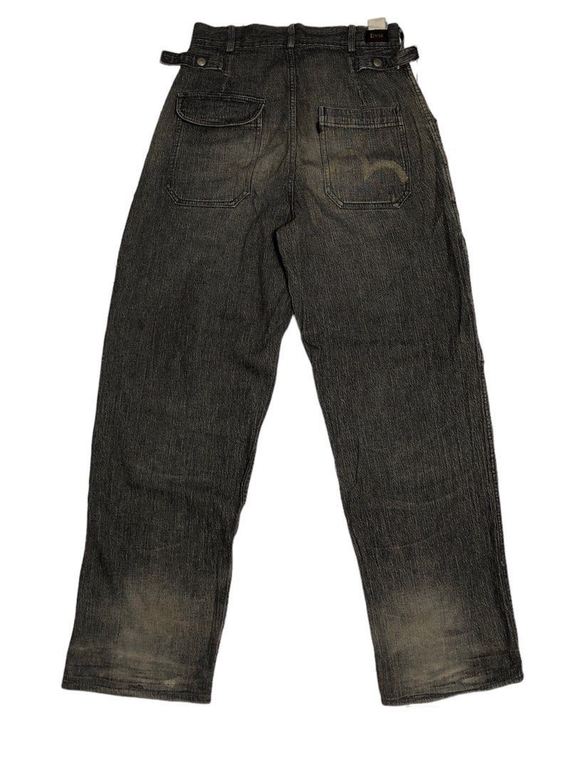 Evisu × Japanese Brand × Vintage 😈VINTAGE😈EVIS before EVISU buckle baggy denim Size US 29 - 1 Thumbnail