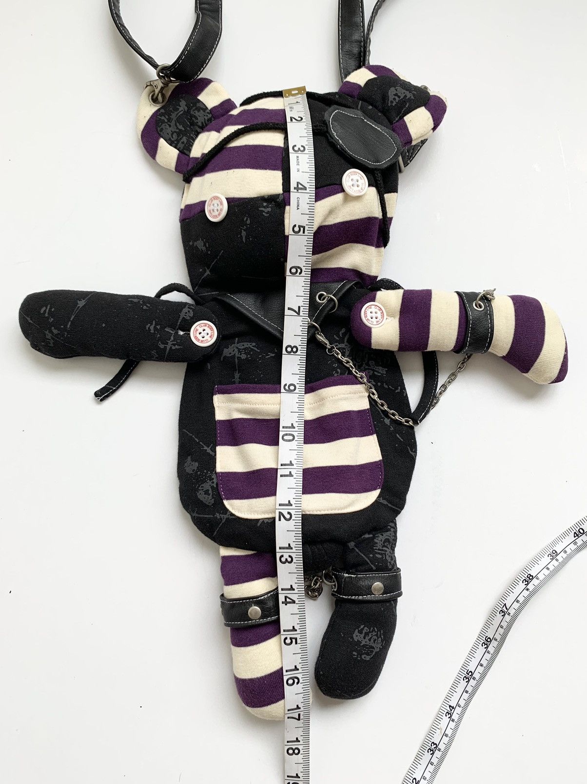Japanese Brand Y2K Blood Storm Gothic Teddy Bear Bag Size ONE SIZE - 18 Thumbnail