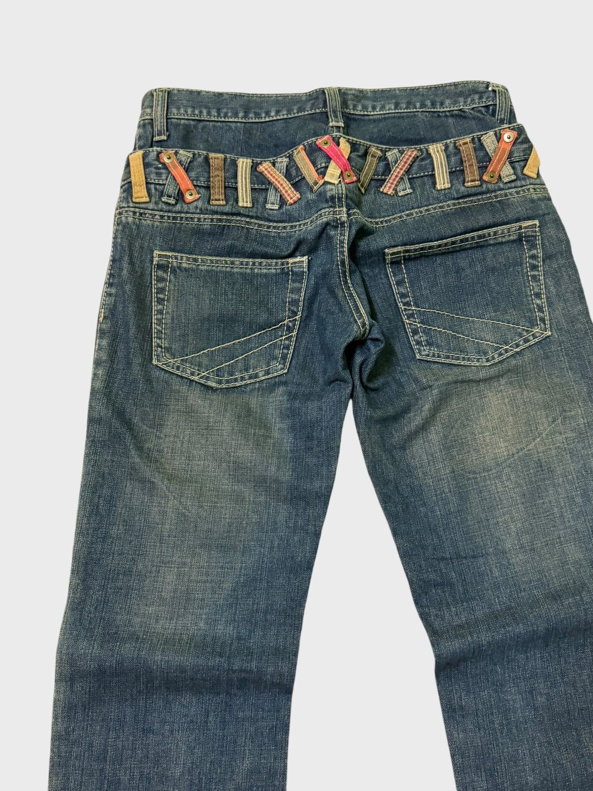 Hysteric Glamour × Japanese Brand Vintage Double Waist J-Honey Junya Watanabe Style Denim Size US 29 - 11 Thumbnail