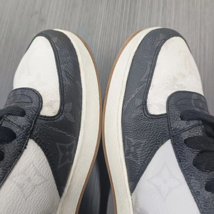 Louis Vuitton Louis Vuitton Rivoli Sneakers in Black and White -2508 Size US 8.5 / EU 41-42 - 4 Thumbnail