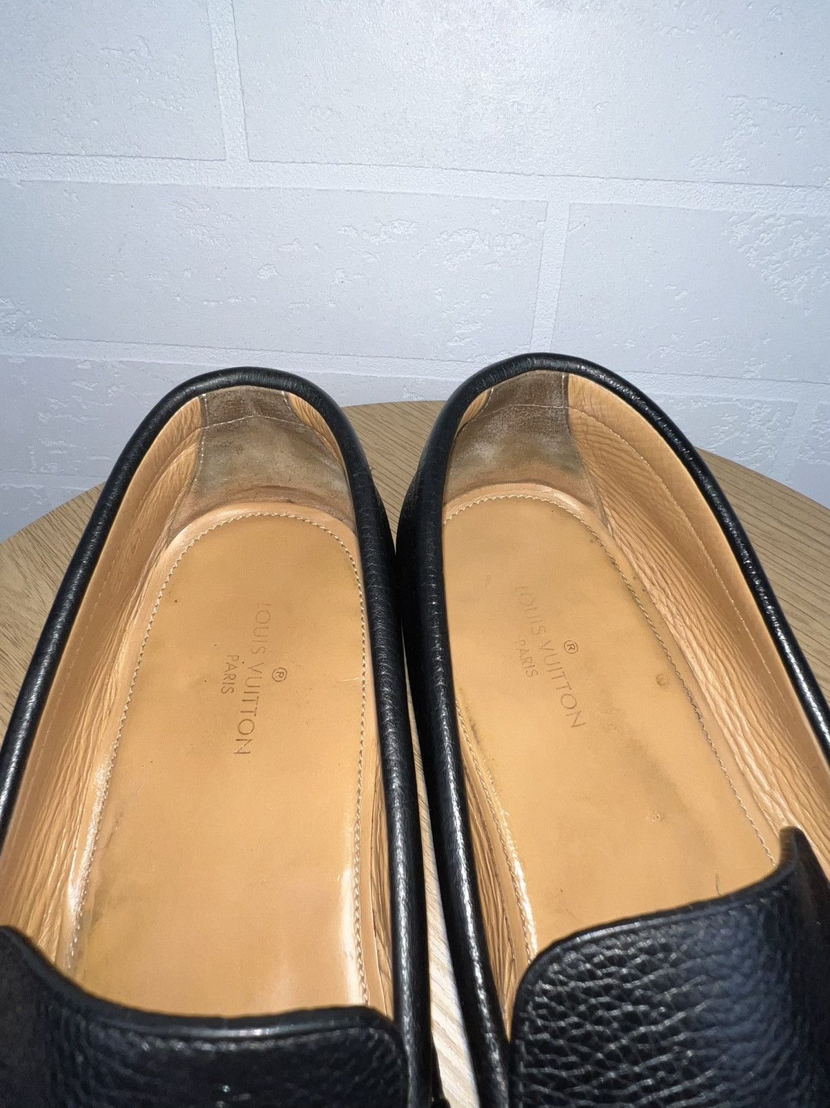 Louis Vuitton LOUIS VUITTON Loafers Leather Shoes MONTAIGNE LV Metal Logo Size US 9 / EU 42 - 12 Thumbnail