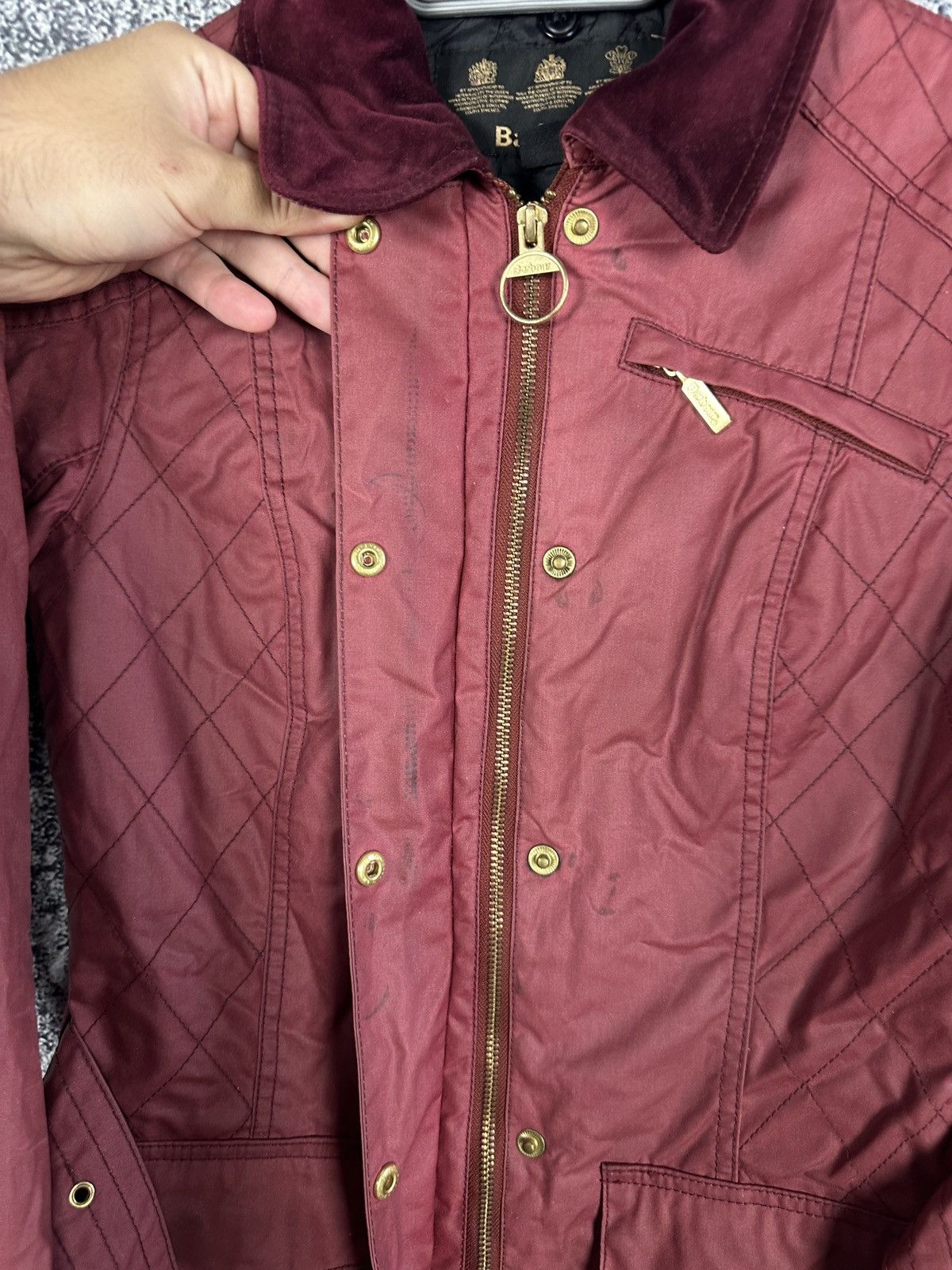 Barbour Women’s Barbour Waxed Jacket Wax Luxury Vintage Size UK 8 Size S / US 4 / IT 40 - 24 Thumbnail