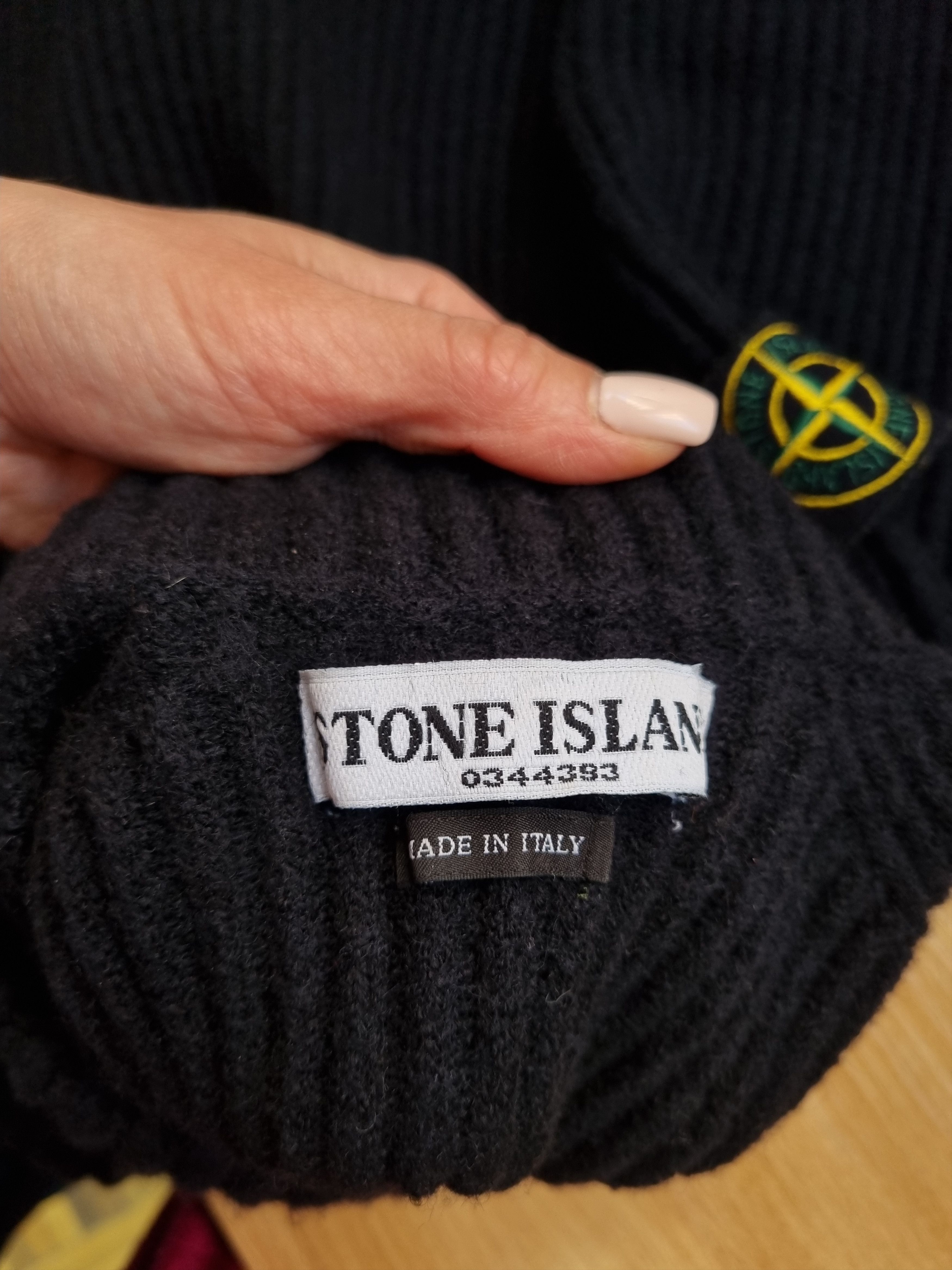 Stone Island × Vintage Stone Island Turtle Neck Wool Sweater Made in Italy Size US S / EU 44-46 / 1 - 6 Thumbnail