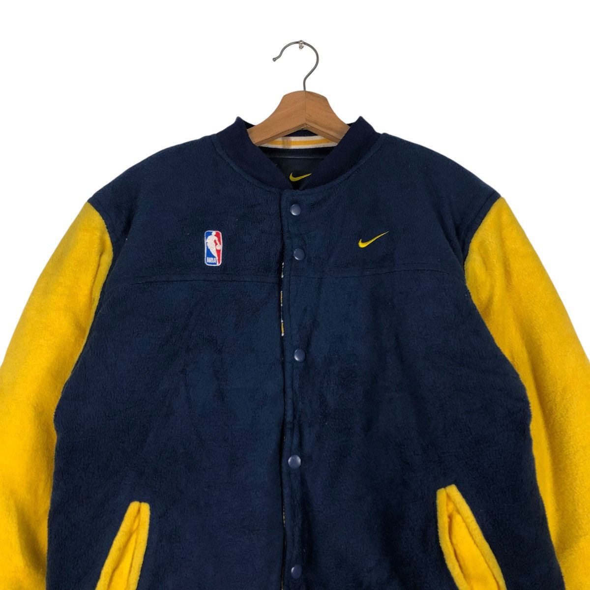 NBA 🔥VINTAGE REVERSIBLE BOMBER JACKET NIKE NBA TEAM BIG LOGO Size US XL / EU 56 / 4 - 6 Thumbnail