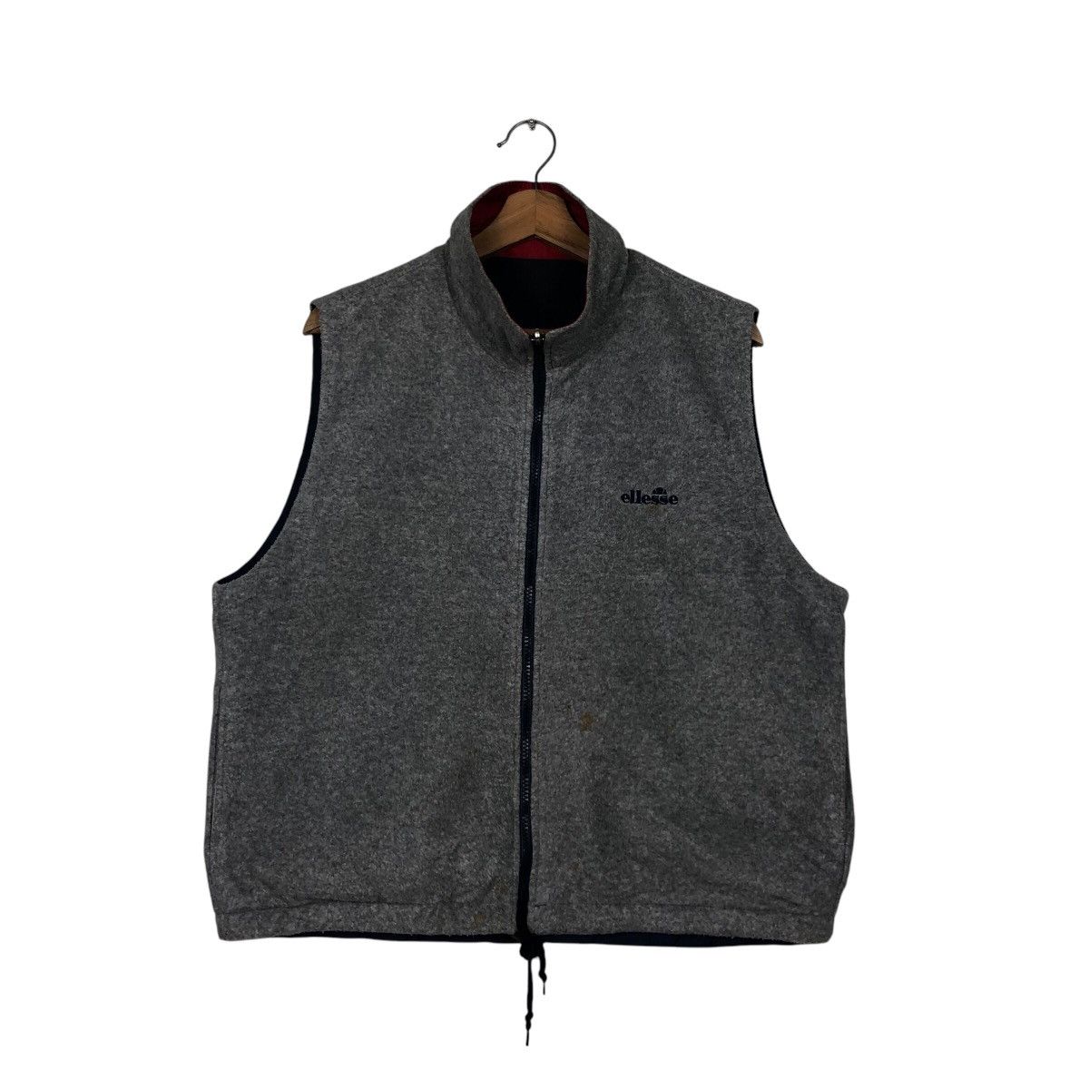 Japanese Brand 📌Vintage Reversible Tank Top Vest Ellesse Big Logo Size US M / EU 48-50 / 2 - 16 Thumbnail