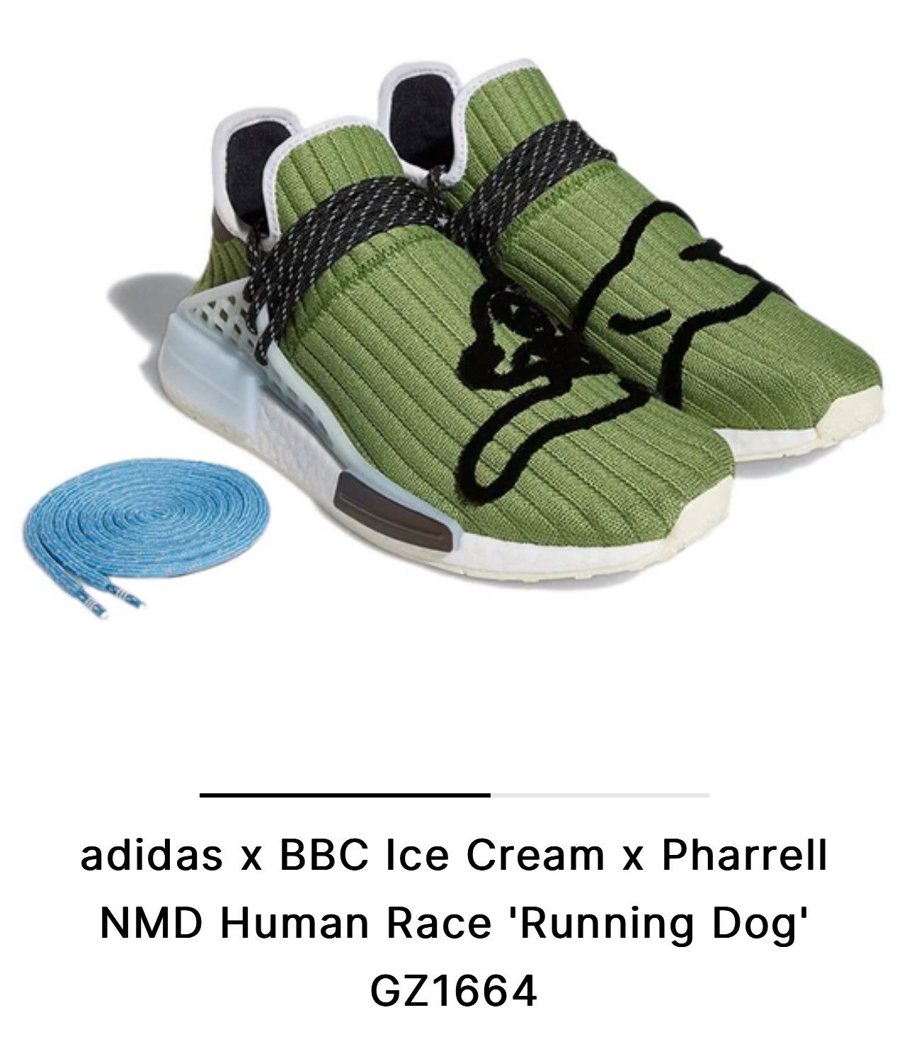 Adidas × Icecream adidas x Pharrell NO BOX 'Running Dog' Size US 9 / EU 42 - 11 Thumbnail