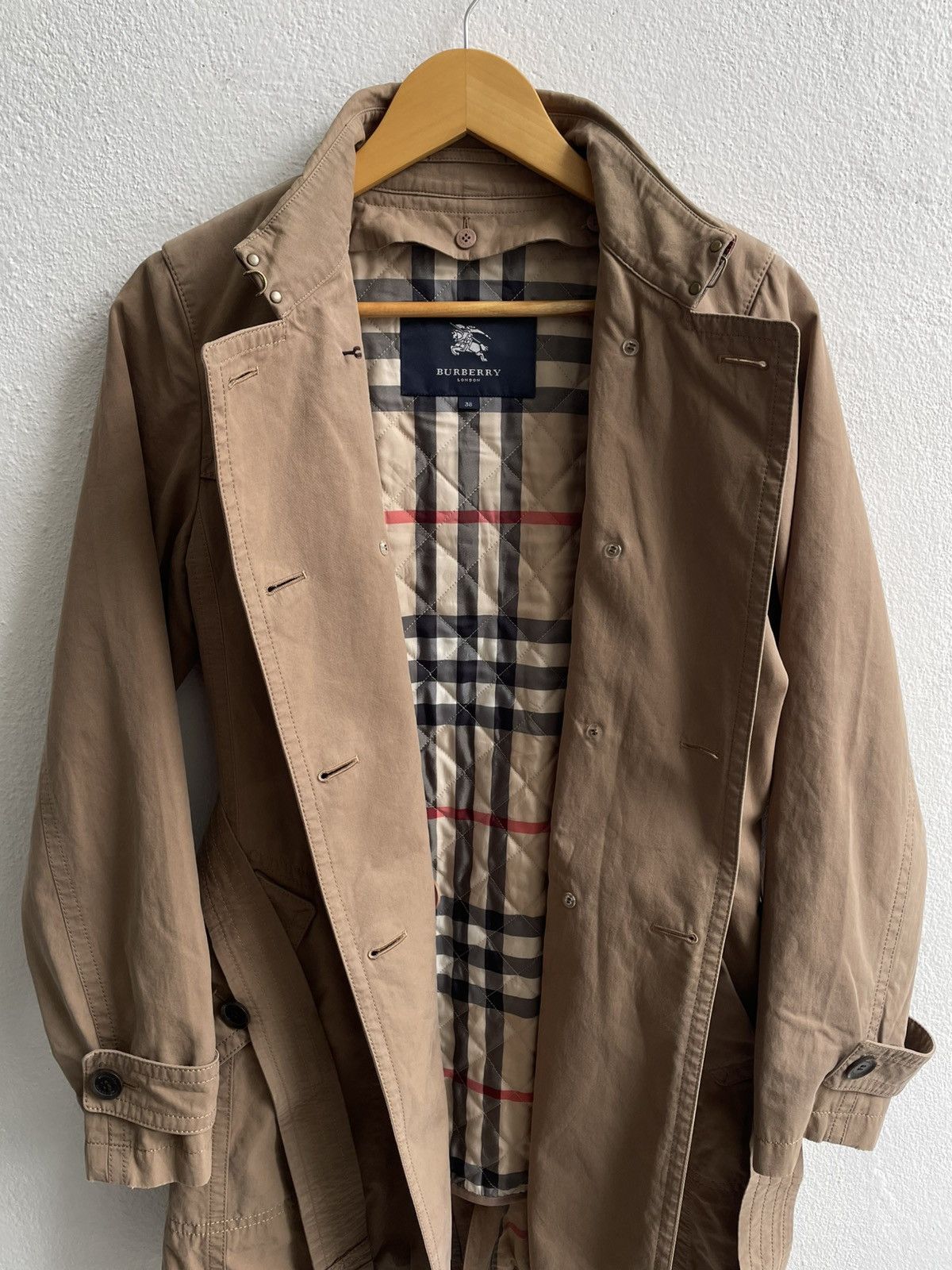 Burberry Burberry Nova Check Trench Coat Size US M / EU 48-50 / 2 - 7 Thumbnail