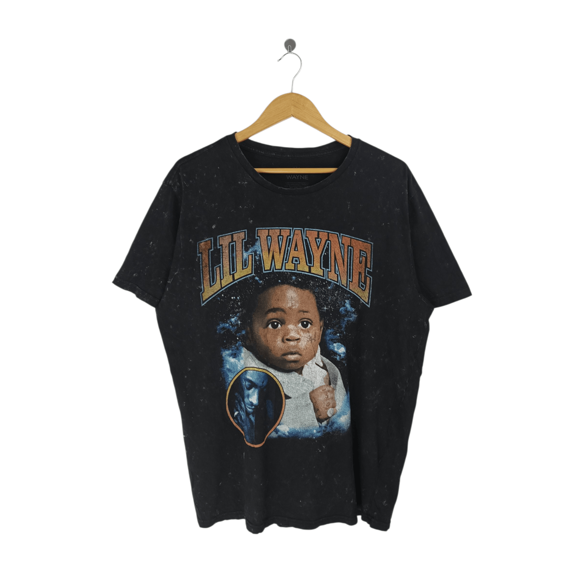 Rap Tees THRASHED FADED VINTAGE LIL WAYNE BABY TEE eminem 50cent Size US L / EU 52-54 / 3 - 1 Thumbnail