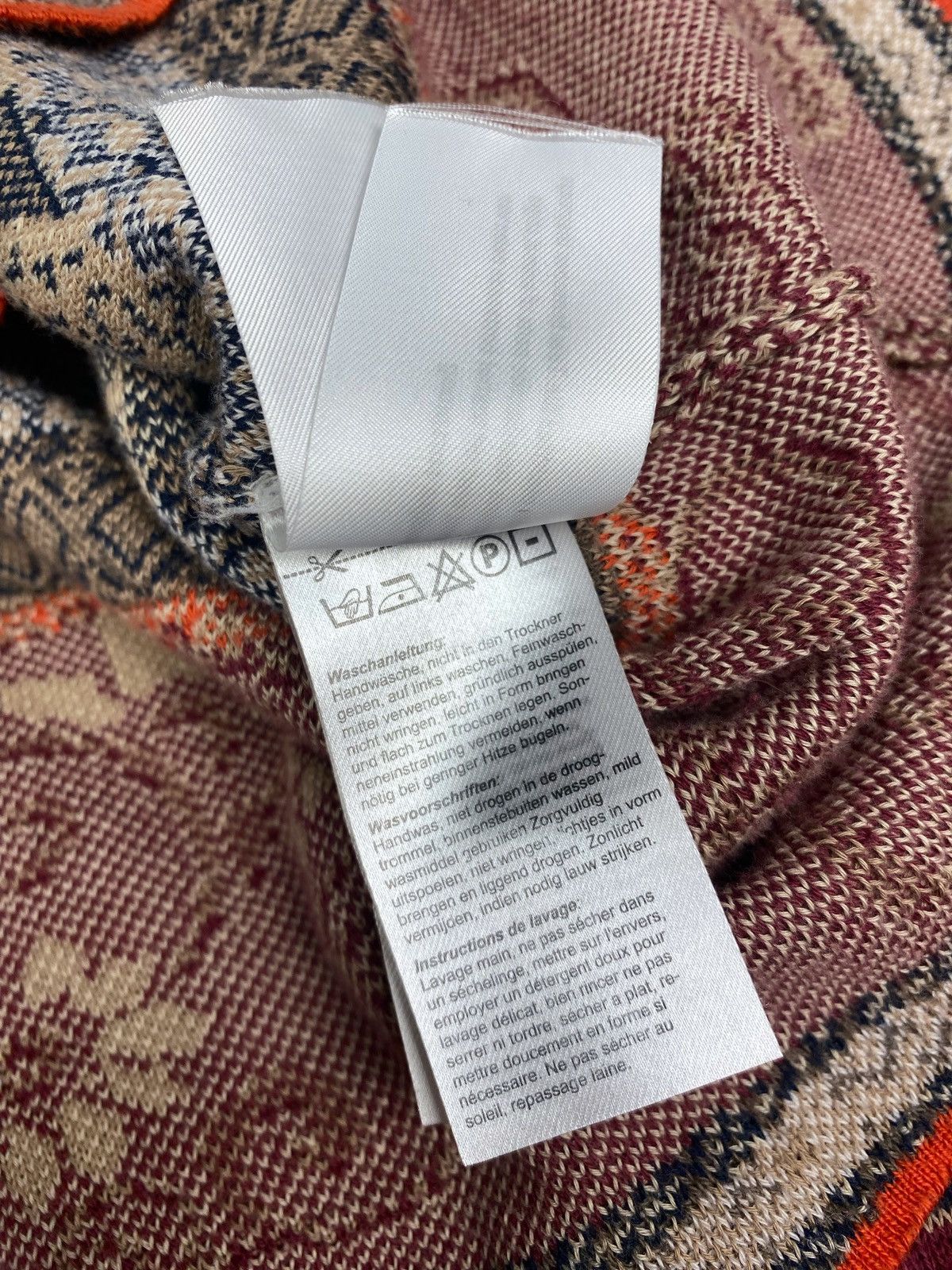 Other Women's IVKO Morocco Pattern Knit Cotton Sweater Size 40 L Size L / US 10 / IT 46 - 17 Thumbnail