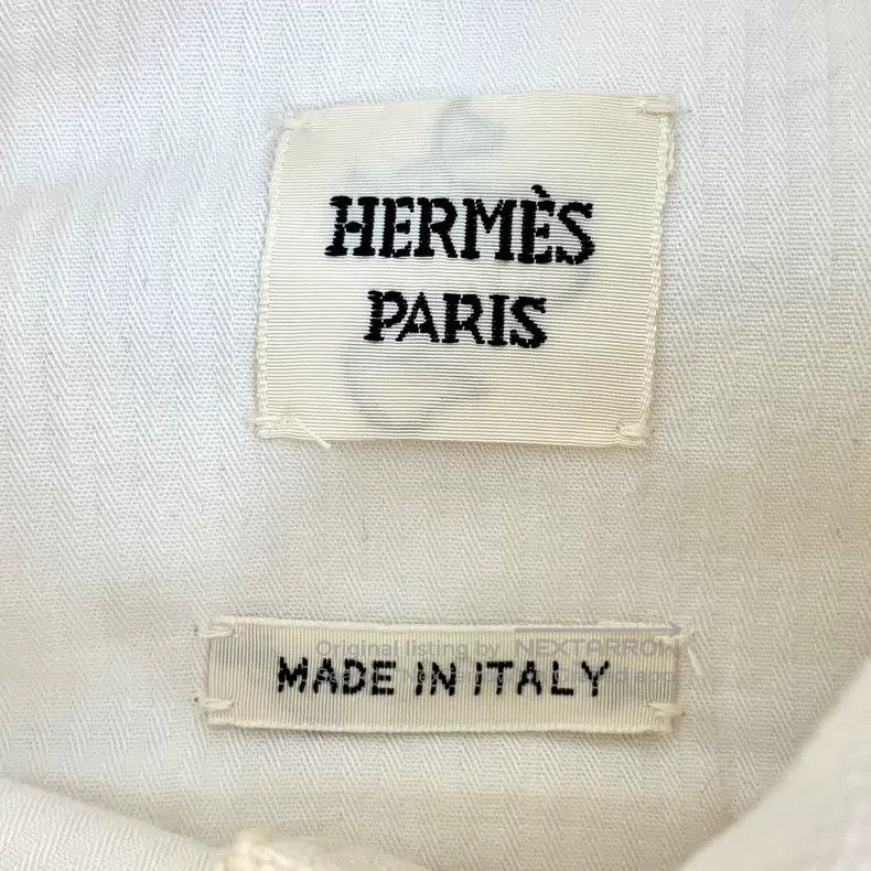 Hermes Hermes White Pig Nose Printed Cotton Lapel Single Breasted Size S / US 4 / IT 40 - 8 Thumbnail