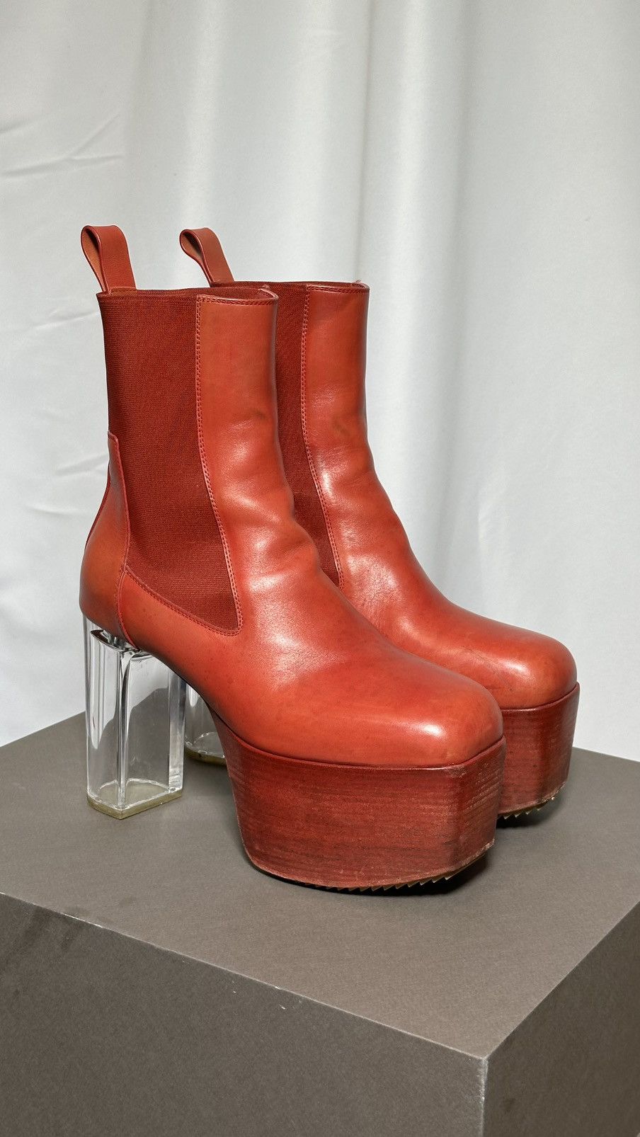 Rick Owens Rick Owens KISS platform chelsea boot (EU41.5) Size US 8.5 / EU 41-42 - 3 Thumbnail