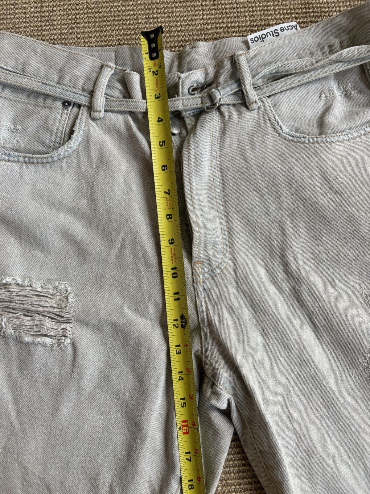 Acne Studios Acne Studios Jeans White Size US 30 / EU 46 - 7 Thumbnail