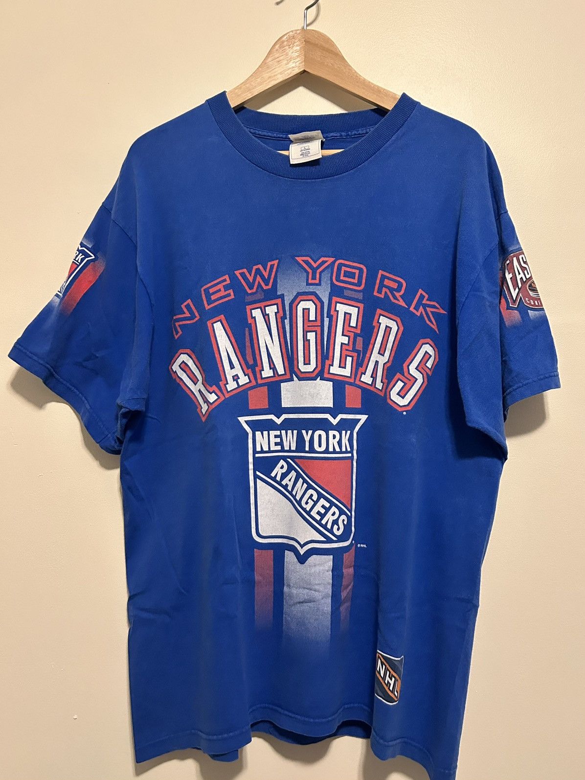 NHL 1990s Vintage New York Rangers NHL Tee Size US L / EU 52-54 / 3 - 1 Thumbnail