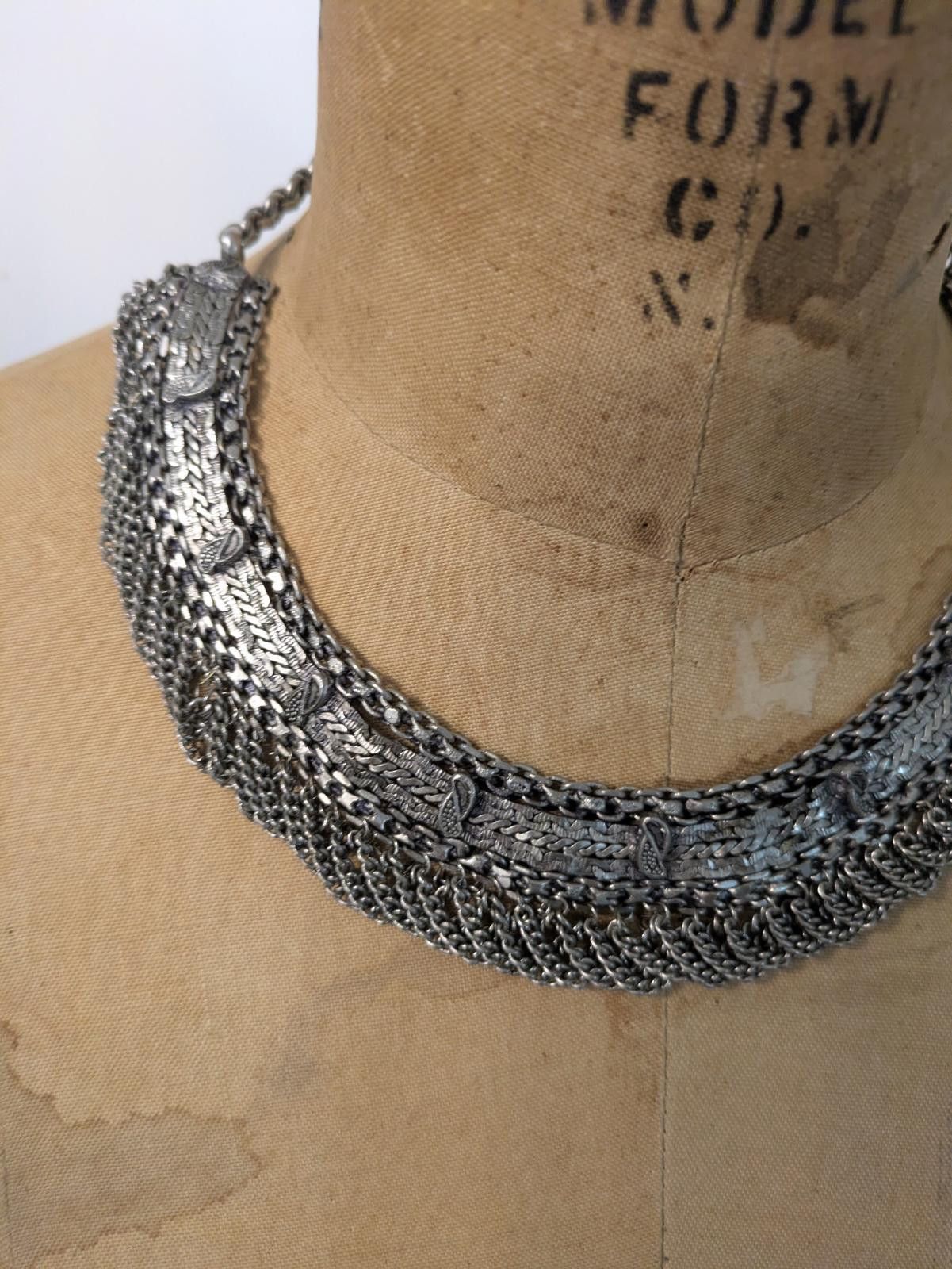 Other 2010's rare south asian chainmail choker necklace Size ONE SIZE - 3 Thumbnail