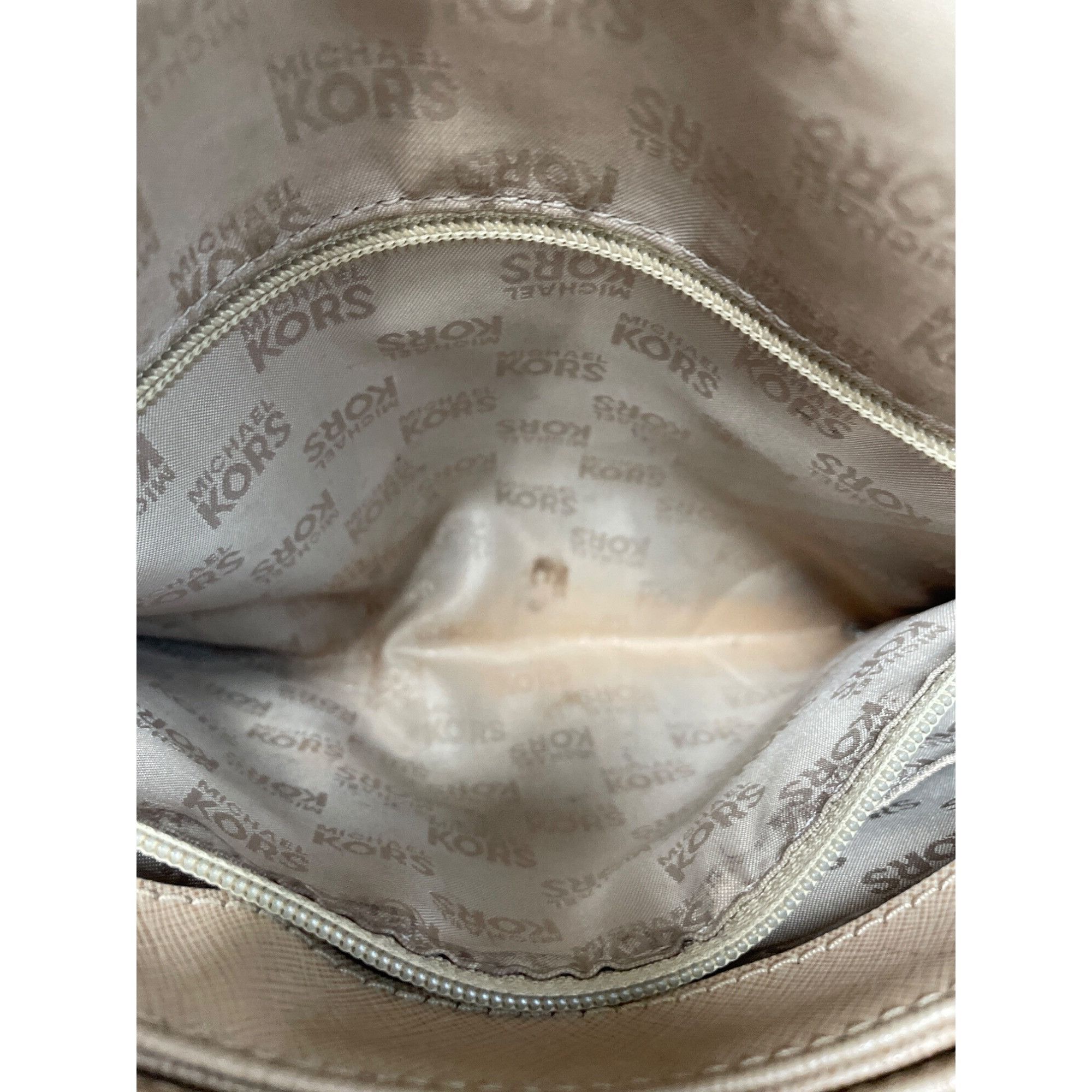 Michael Kors Michael Kors Bedford Flap wms beige leather pebbled shoulder Size ONE SIZE - 14 Thumbnail