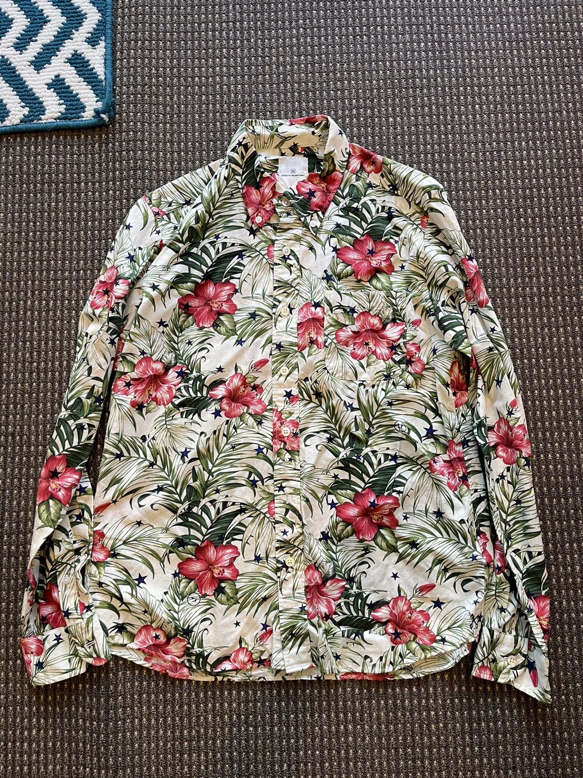 uniform experiment UE 14SS Hawai Print Shirt Size US M / EU 48-50 / 2 - 1 Thumbnail
