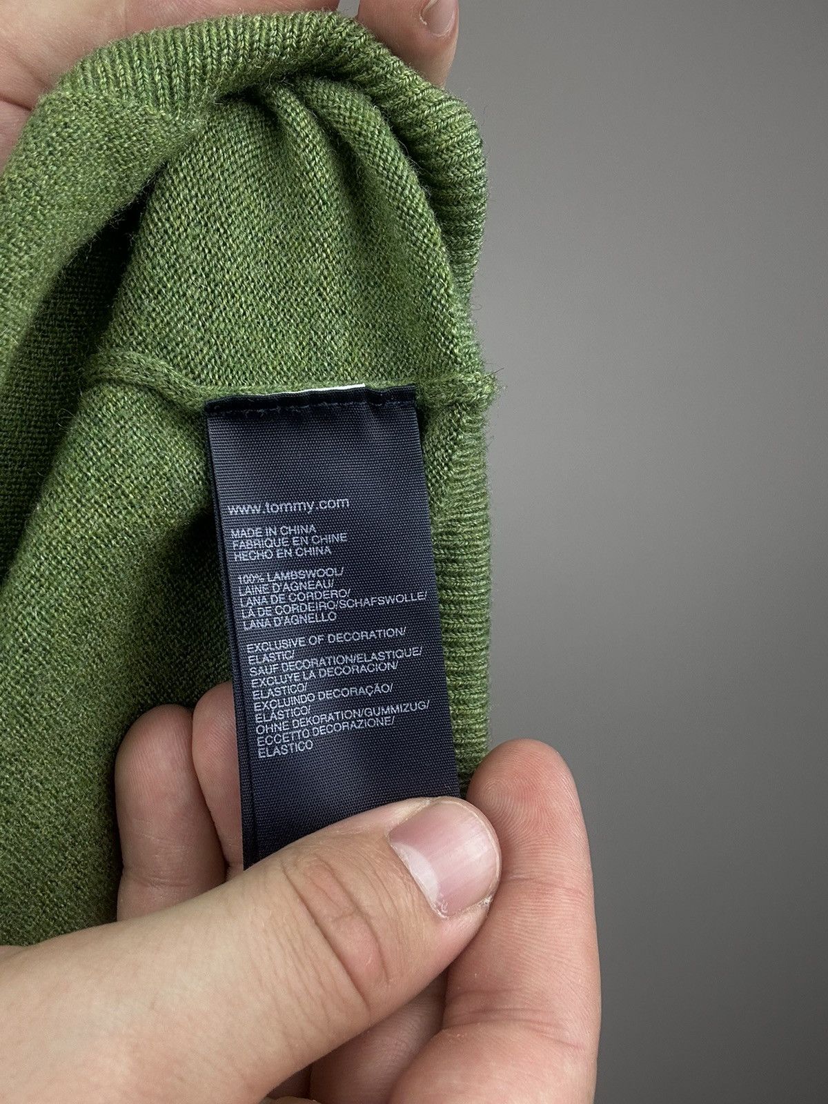 Tommy Hilfiger Green Tommy Hilfiger sweater 100% lambswool wool size L Size US L / EU 52-54 / 3 - 11 Thumbnail