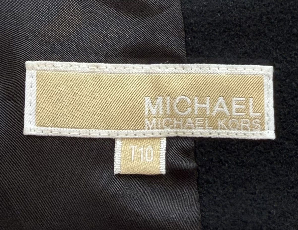 Michael Kors Michael Kors Wool Jacket Black Double Breasted Crop Style Size M / US 6-8 / IT 42-44 - 15 Thumbnail