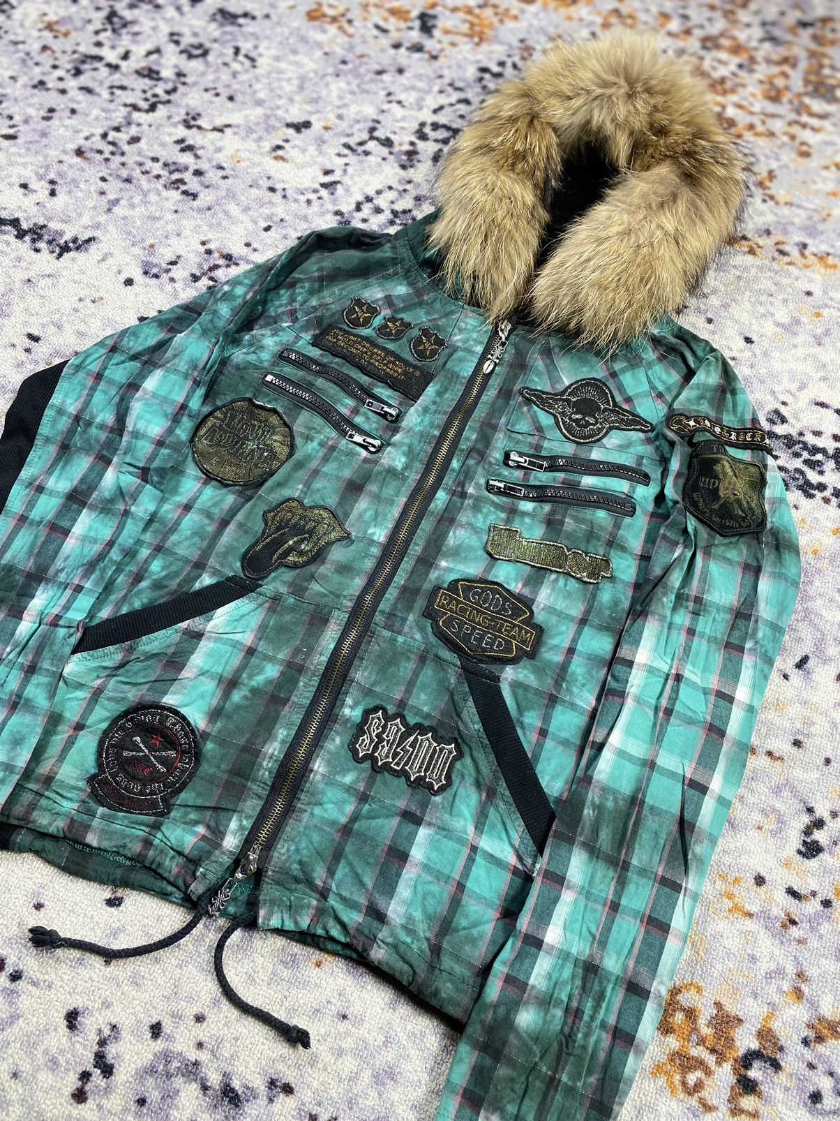 Japanese Brand Gothic Punk Seditionaries Style Fur japanese Zip 2 Hoodie Size US M / EU 48-50 / 2 - 2 Thumbnail