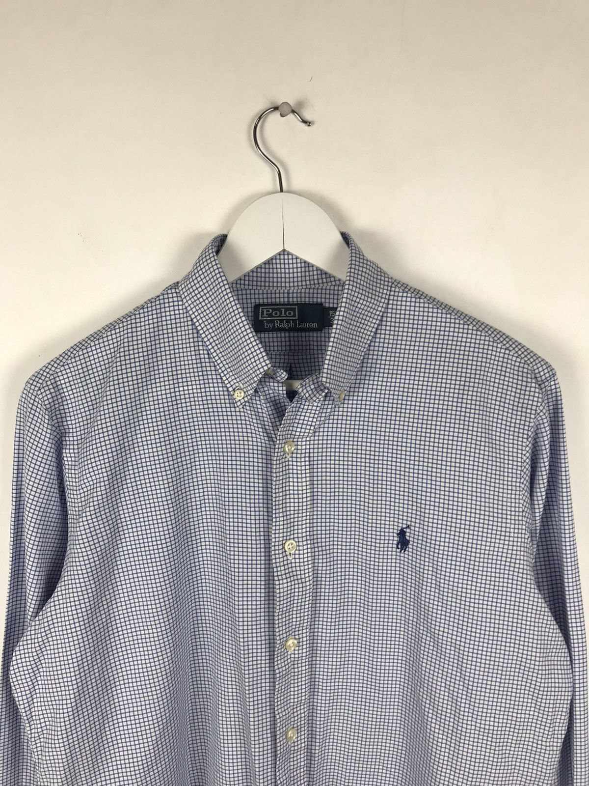 Polo Ralph Lauren Men’s XL/54,Polo Ralph Lauren Small Plaid Cotton Shirt,Lux Size US XL / EU 56 / 4 - 3 Thumbnail