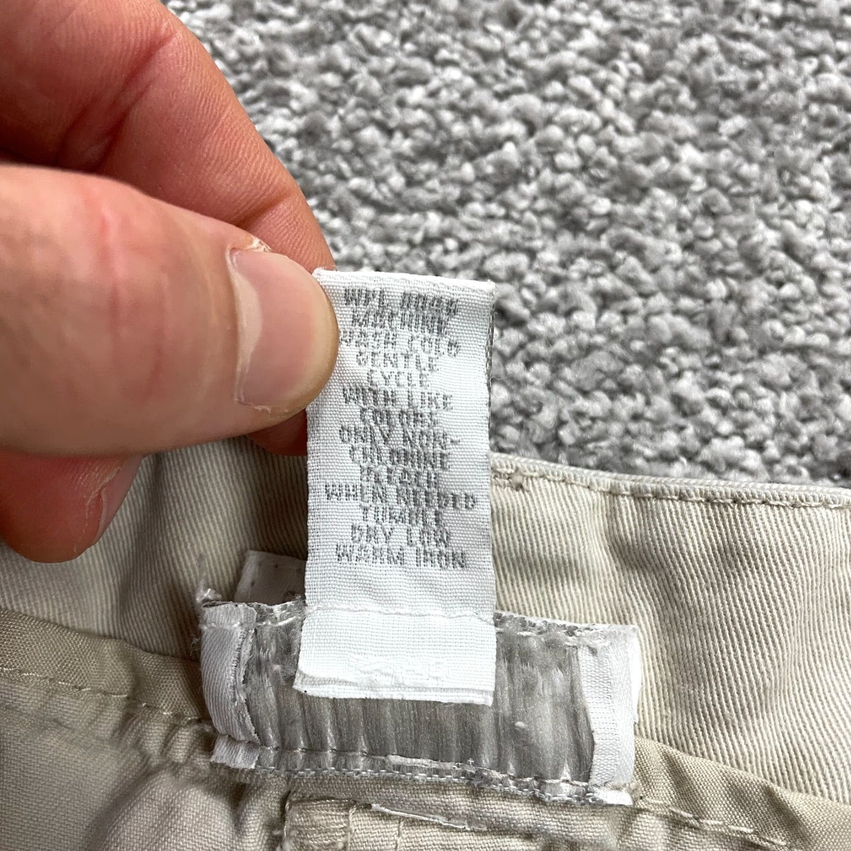Charter Club VINTAGE Charter Club Chino Shorts Womens 12 Beige Cotton Casual Mid Rise 8.5 Inseam Size 34" / US 12 / IT 48 - 7 Thumbnail