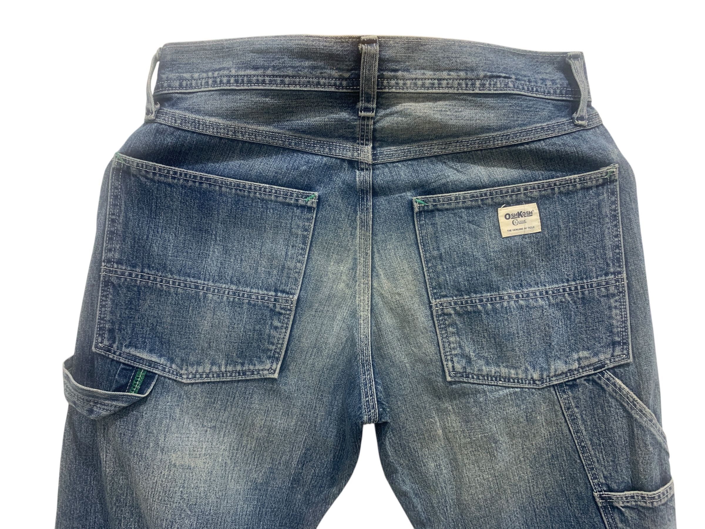 Oshkosh Oshkosh Carpenter Denim Pants Light Wash Workwear Size US 28 / EU 44 - 6 Thumbnail