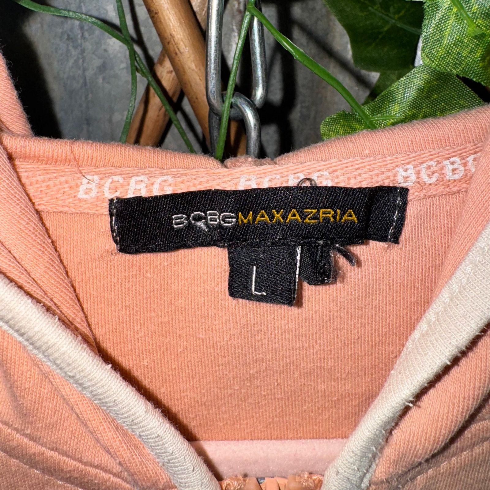 Bcbgmaxazria Vintage Y2K BCBG femme 2000s rhinestone bling zip up hoodie Size L / US 10 / IT 46 - 3 Thumbnail