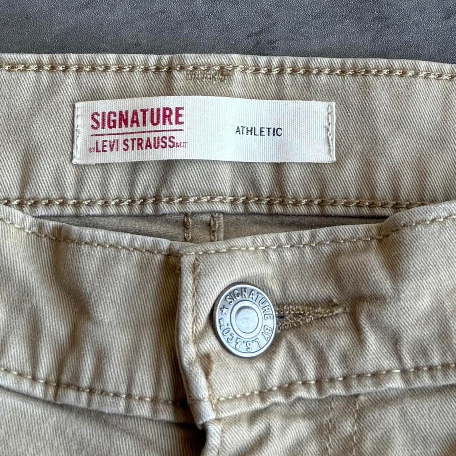 Levi's × Levi's Vintage Clothing Levi’s Athletic Tan Essential Casual Jeans Size US 28 / EU 44 - 4 Thumbnail