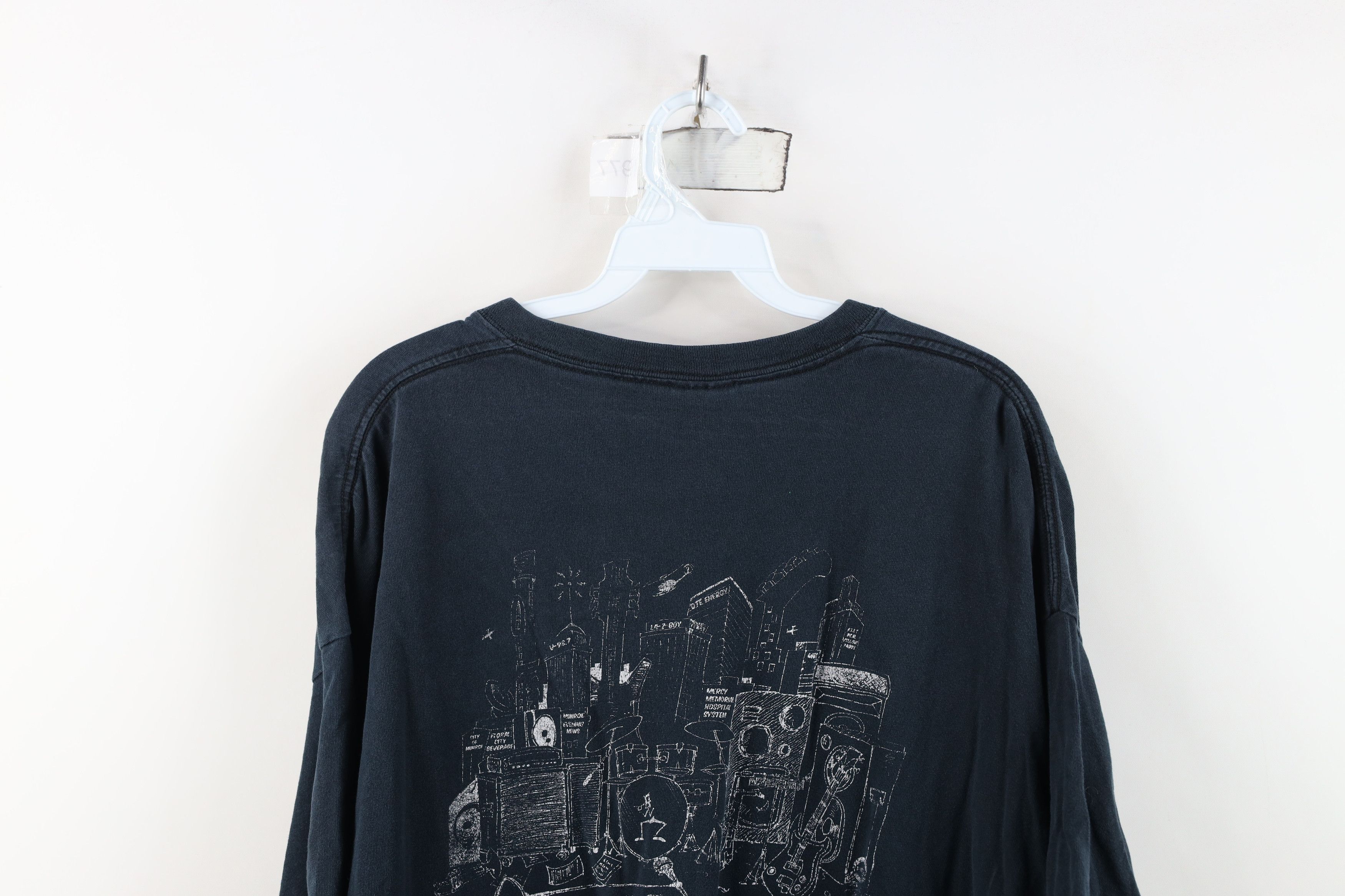 Vintage Vintage Streetwear River Raisin Nights Jazz Music T-Shirt Size US XXL / EU 58 / 5 - 15 Thumbnail