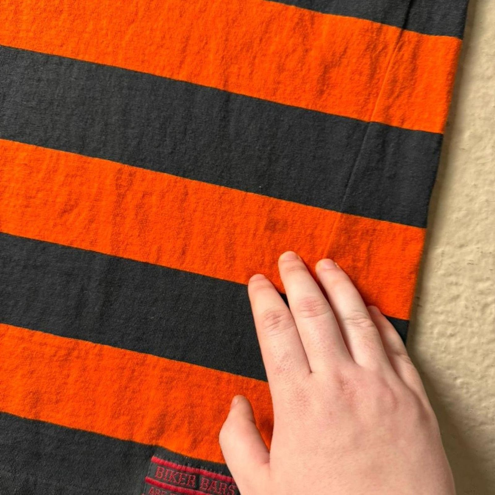 Harley Davidson Vintage 90s Biketoberfest Striped Men's M Longsleeve Size US M / EU 48-50 / 2 - 4 Thumbnail