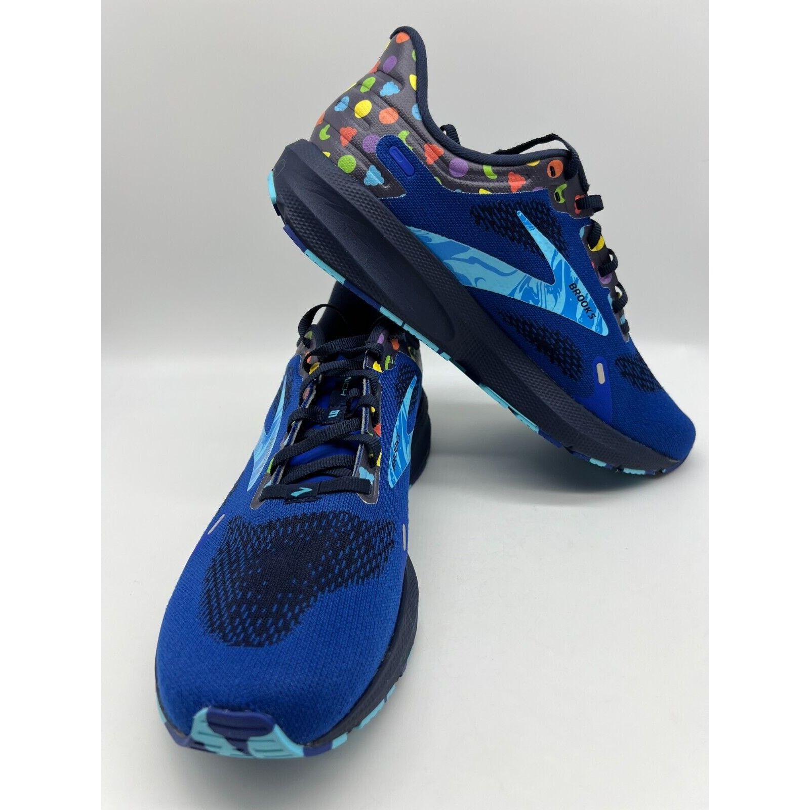 Brooks Brooks Launch 9 Running Shoes Blue/Peacoat/Yellow Mens Sz 10 Size US 10 / EU 43 - 5 Thumbnail