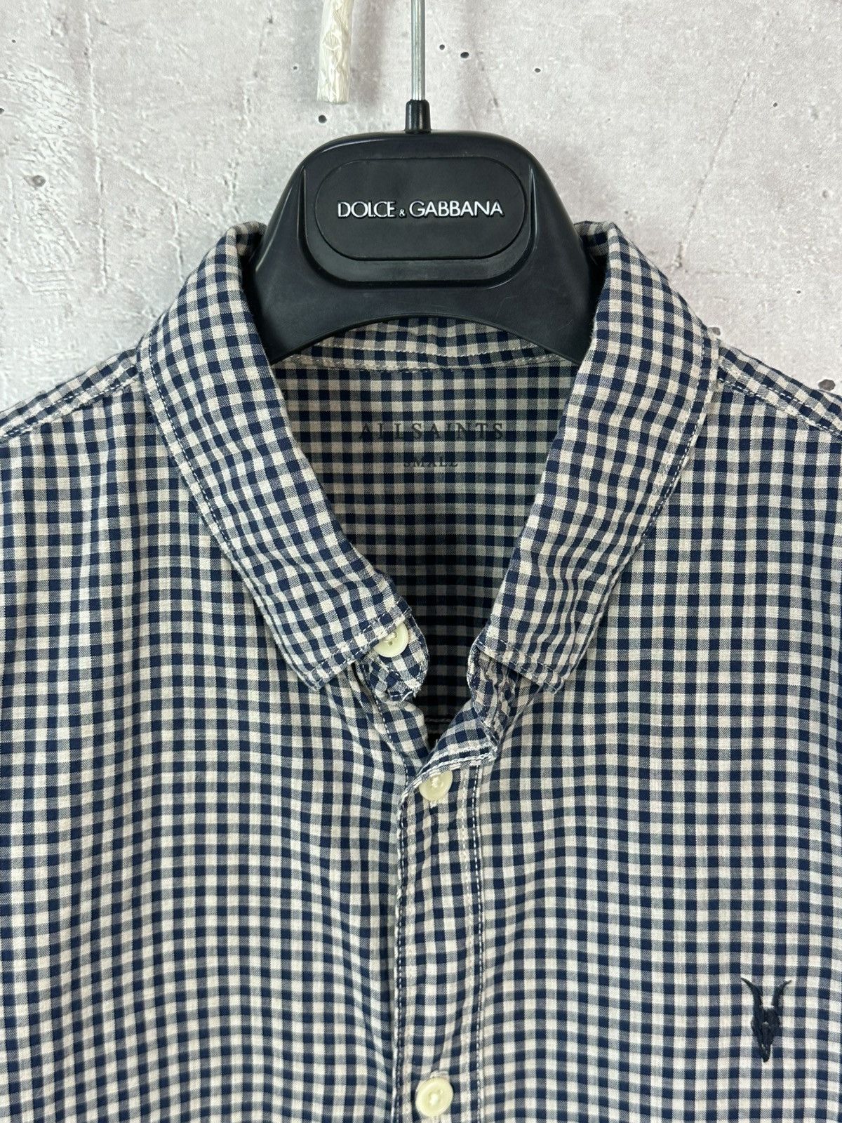 Allsaints Allsaints Quarry Mini Check Long Sleeve Cotton Shirt Size US S / EU 44-46 / 1 - 5 Thumbnail